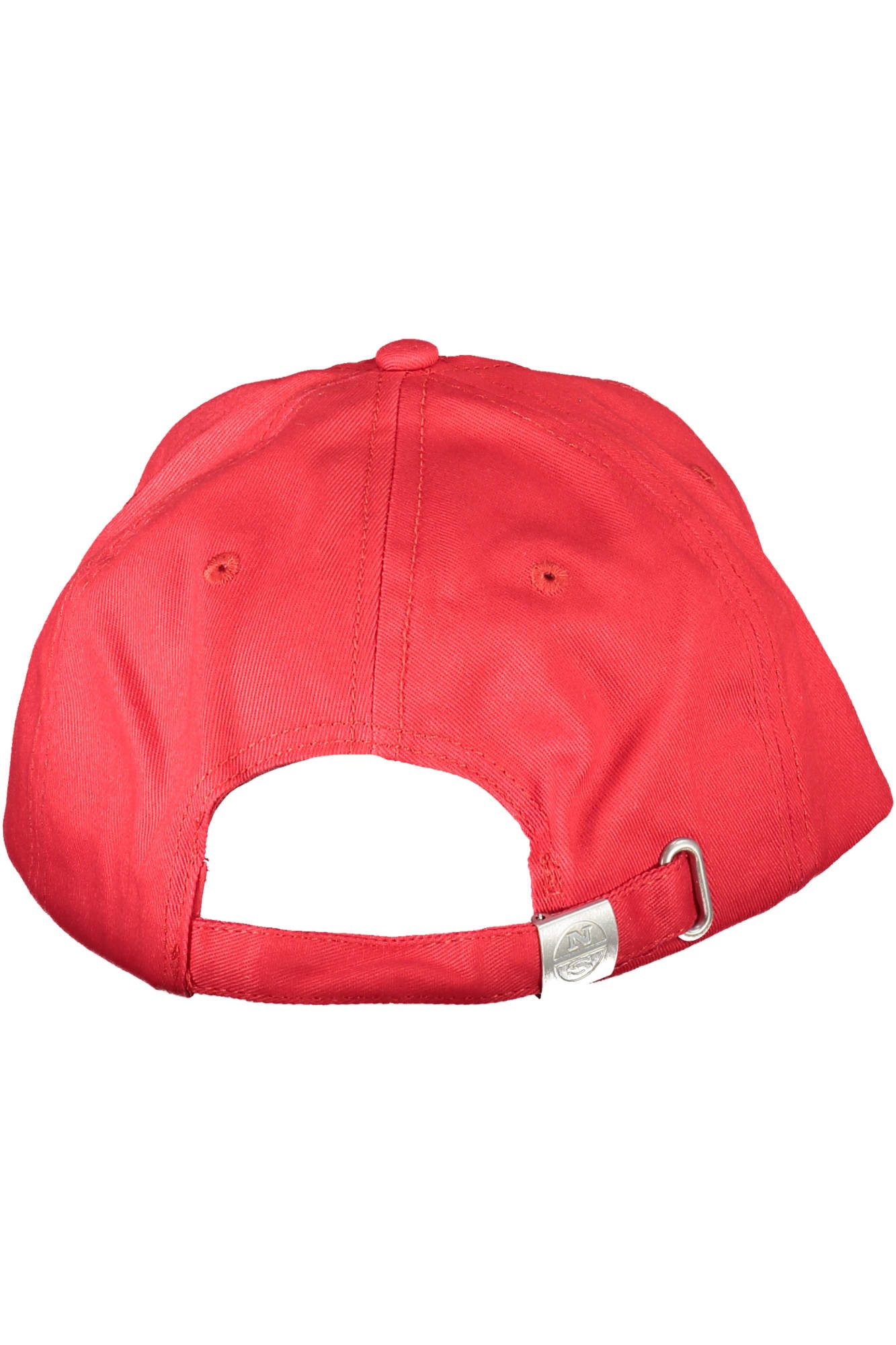 North Sails Strickmütze Stylische rote Herrenkappe mit Schirm und Logo-Applikation