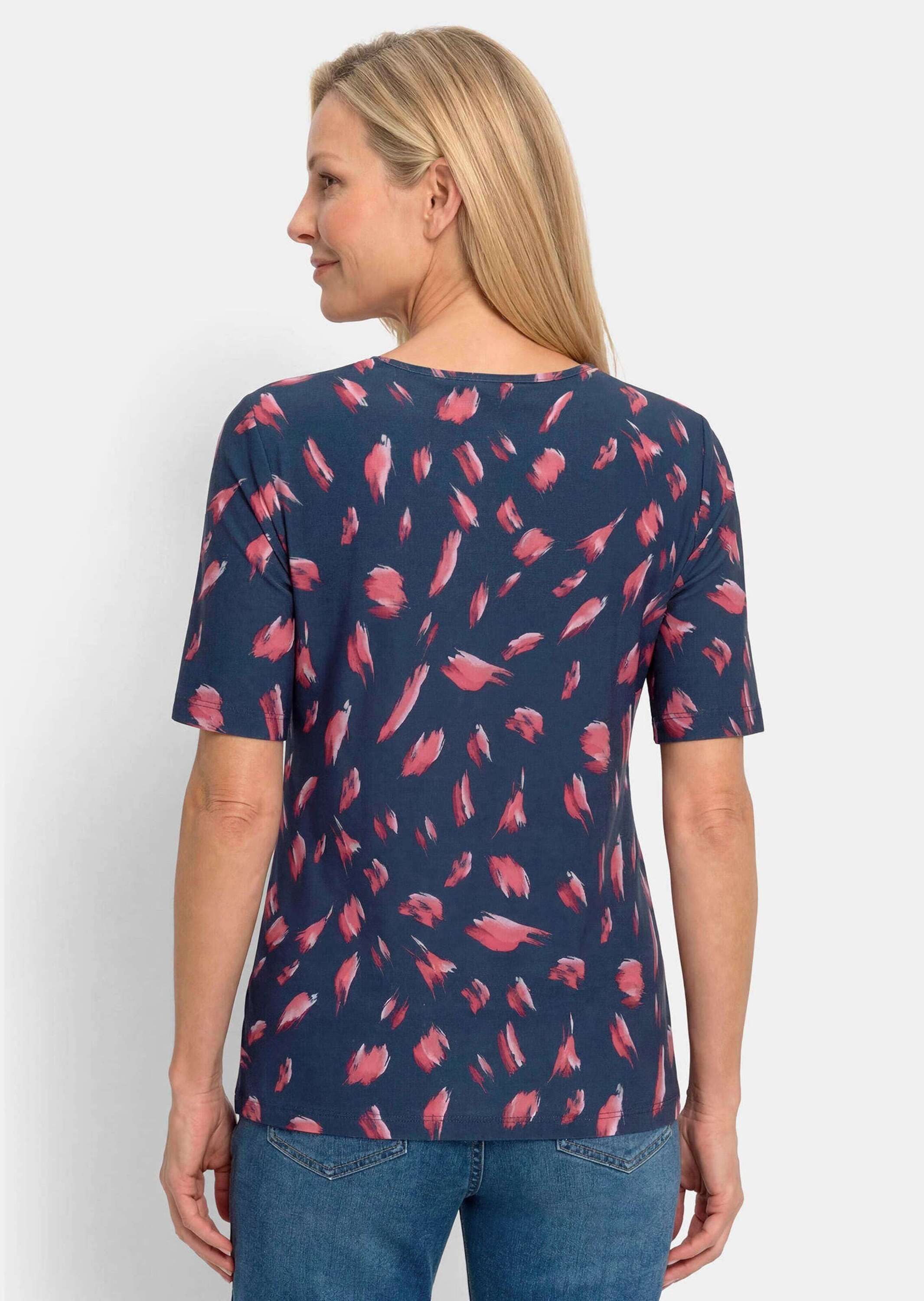 GOLDNER T-Shirt Sommershirt mit Tupfenmuster – Bild 3 von 5