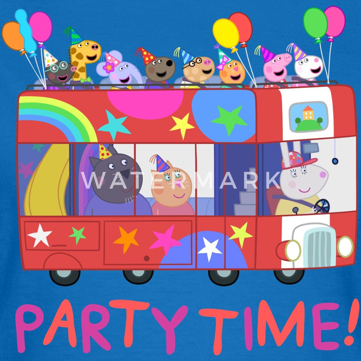 Spreadshirt T-Shirt Peppa Pig Design Party günstig online kaufen