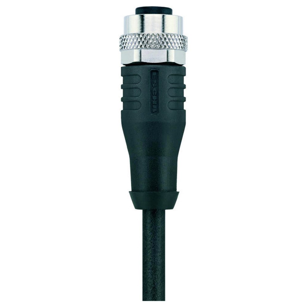 ESCHA Steckdose Escha 8047002 Sensor-/Aktor-Anschlussleitung 5.0 m Polzahl Sensoren:, AL-WAKS12-5/S370