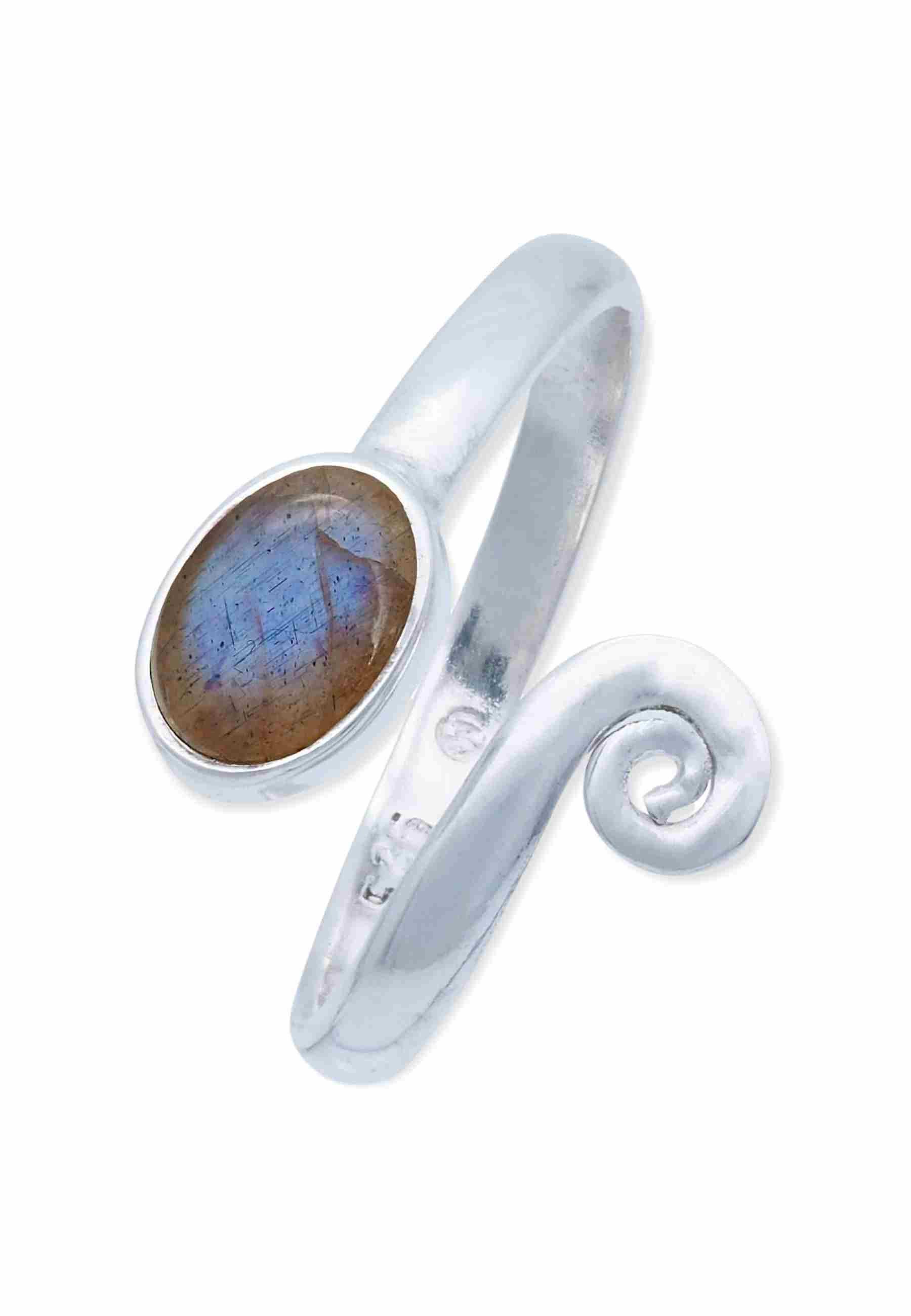 mantraroma Silberring (Ring mit Schmuckbeutel), Damenring aus 925er Silber