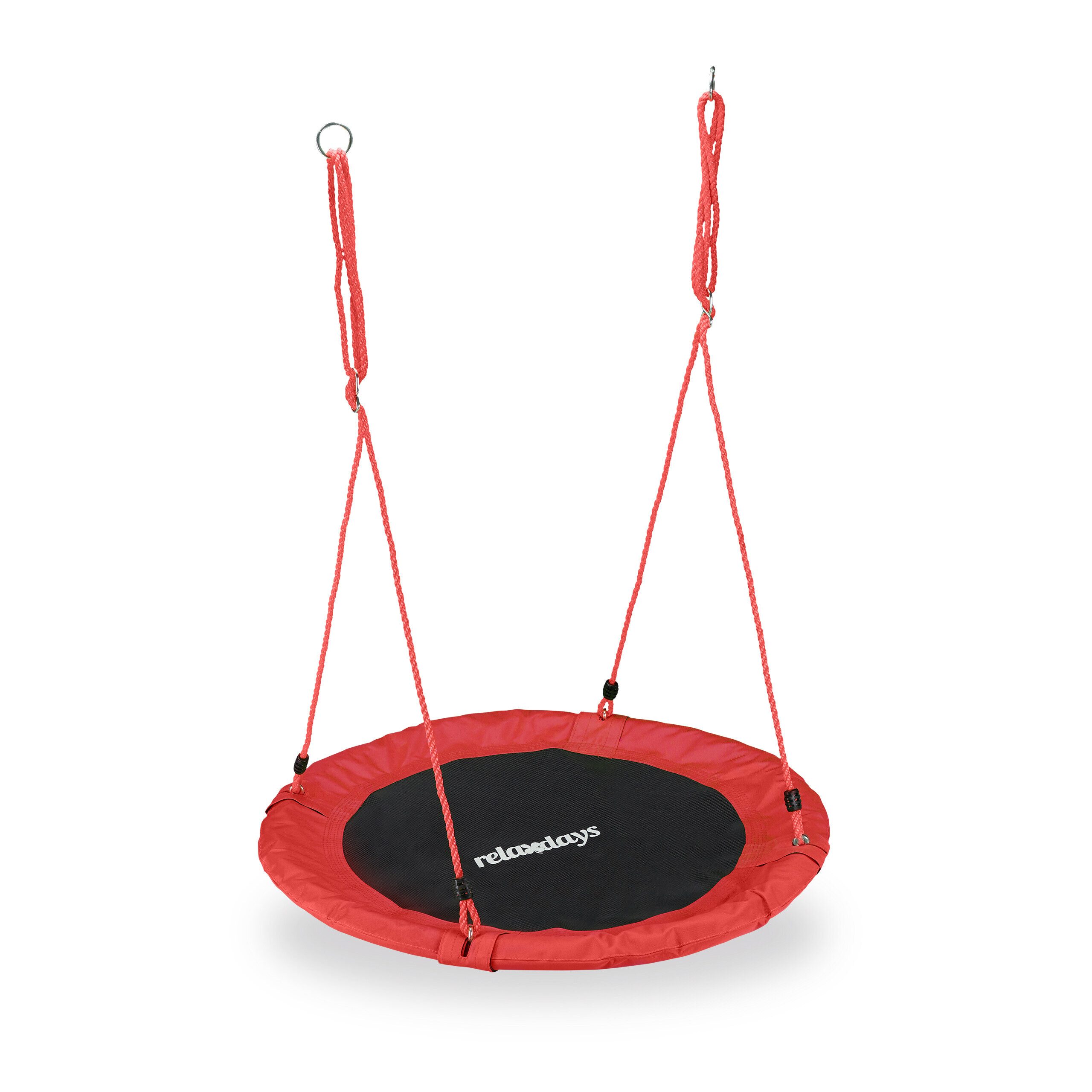 relaxdays Nestschaukel 90 cm, (1-tlg), rot