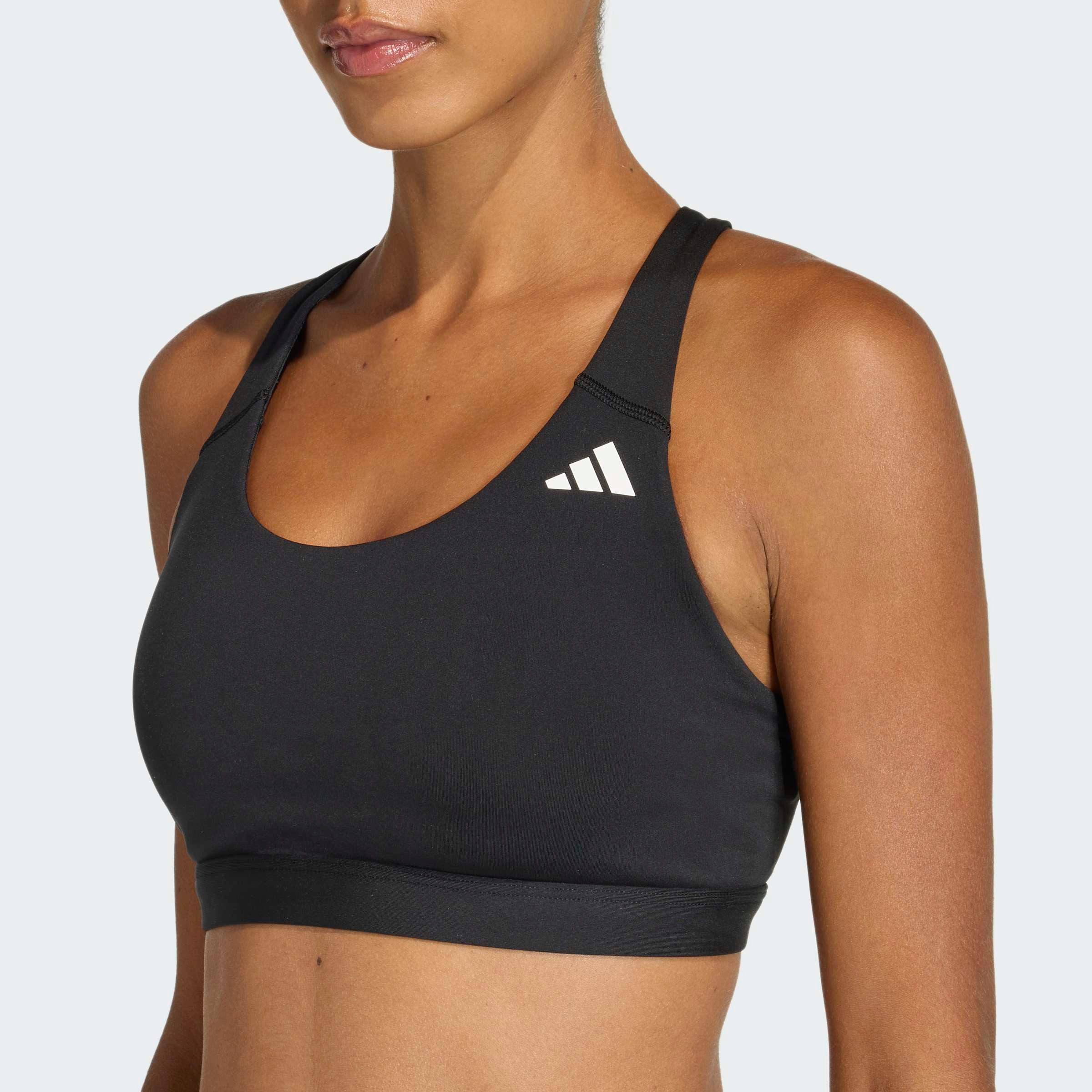 adidas Performance Sport-BH OPT ESS MS BRA ohne Bügel, mit Climacool® Technologie, aus Polyester
