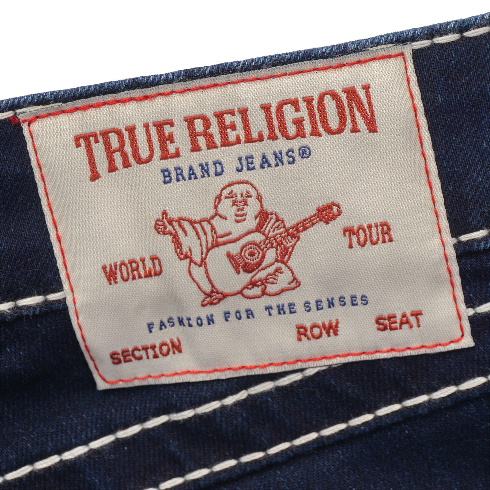 True Religion Bootcut-Jeans Jeans True Religion Becca Mid Rise Boot Cut Kontrast-Nähte – Bild 5 von 5