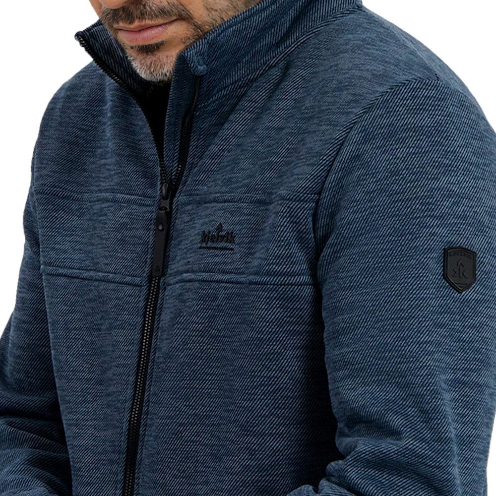 Kjelvik Strickfleecejacke Herren Jacke Wilco Fleecejacke Strickfleece mit leichtem Fleecefutter, Soft Touch – Bild 5 von 5