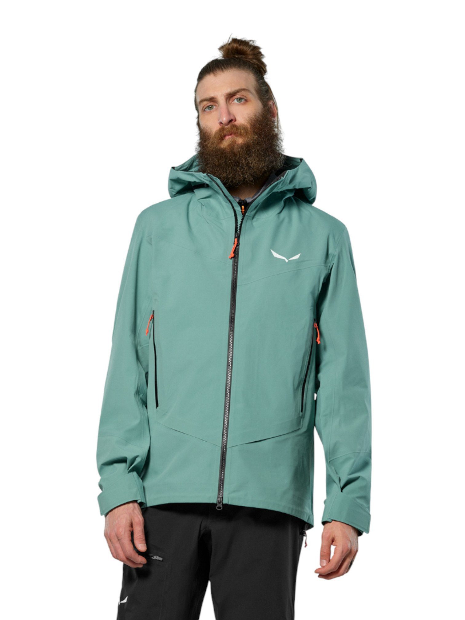 Salewa Softshelljacke Wander-Hardshelljacke Ortles GTX 3L EPE (wasserdicht, winddicht) grün