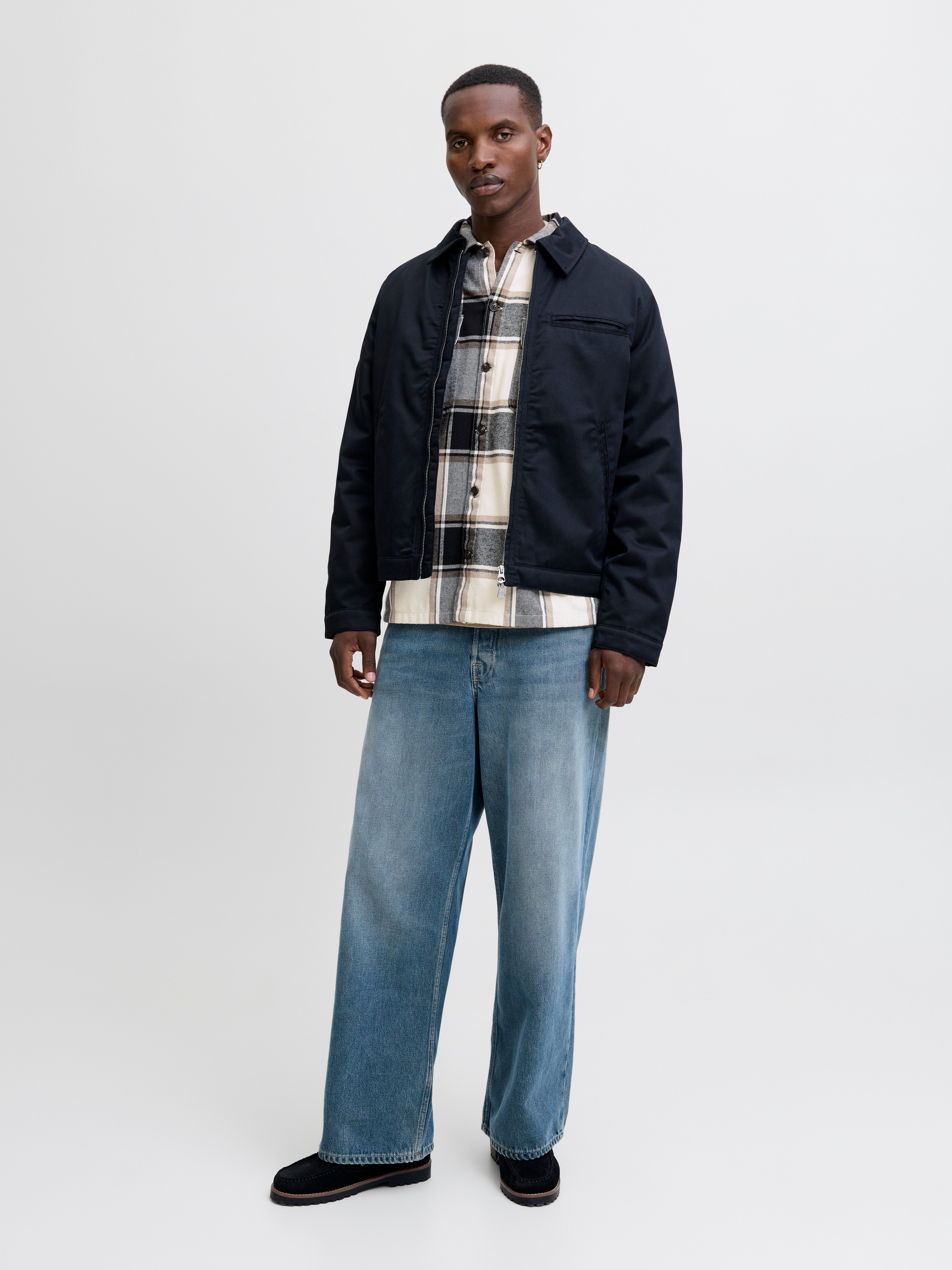 Jack & Jones Langarmhemd JJECHARGE OVERSHIRT LS NOOS