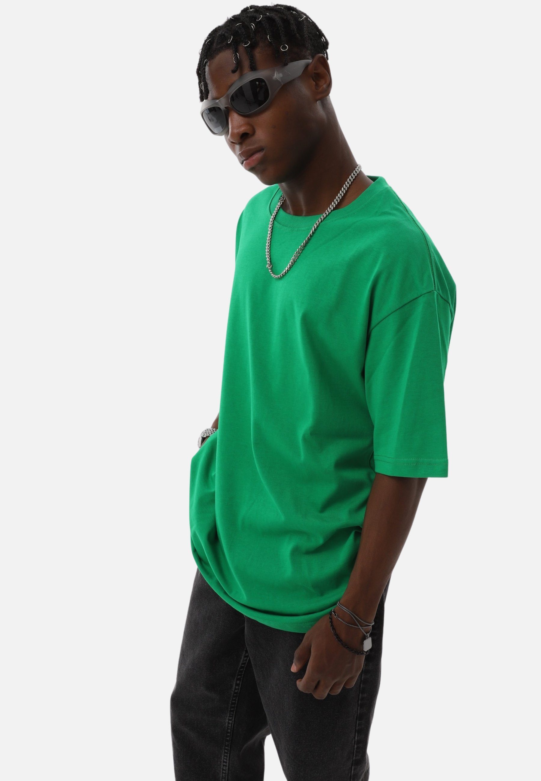 COFI Casuals T-Shirt - Oversize T-Shirt - Heavy Weight Basic Shirt (1-tlg) günstig online kaufen