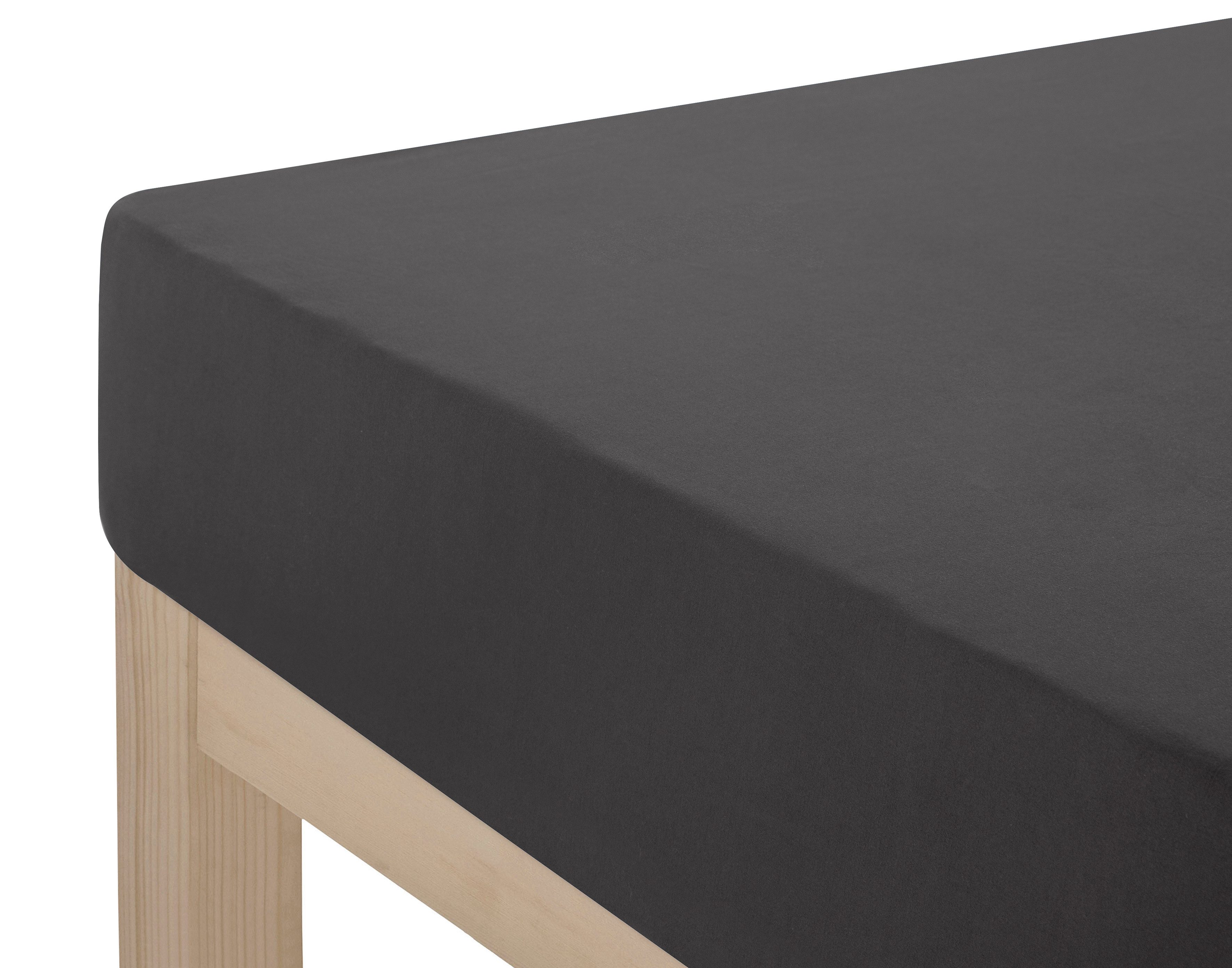 OTTO home Spannbettlaken Desner, Microfaser, Gummizug: rundum, (1 Stück), Mikrofaser, für Matratzen bis 20cm Höhe, 100% Polyester, Bettlaken – Bild 5 von 5