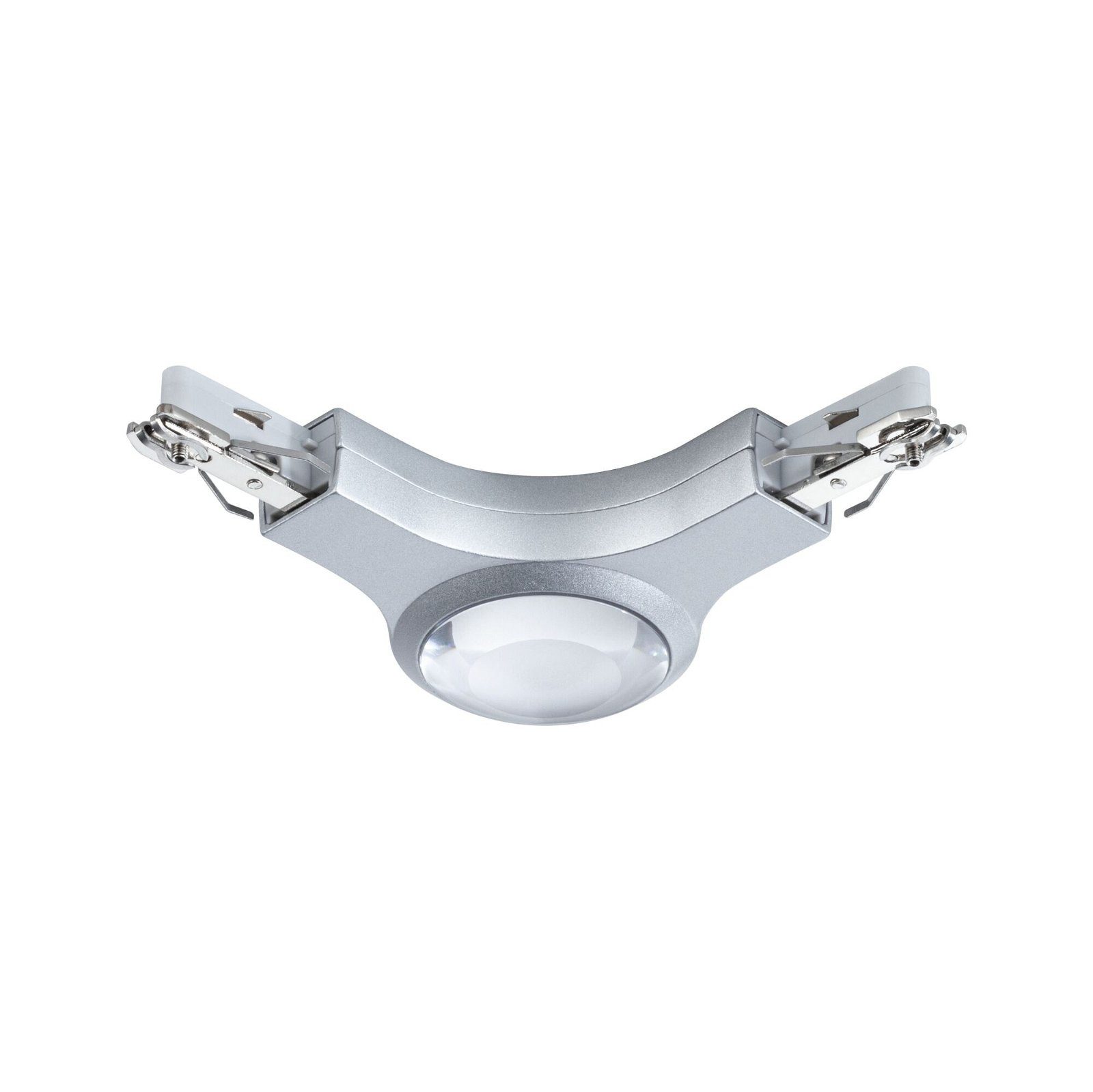 Paulmann Schienensystem-Verbinder URail Verbinder L-Stück beleuchtet 141x141mm 5,3W Chrom matt, (1-tlg), dimmbar
