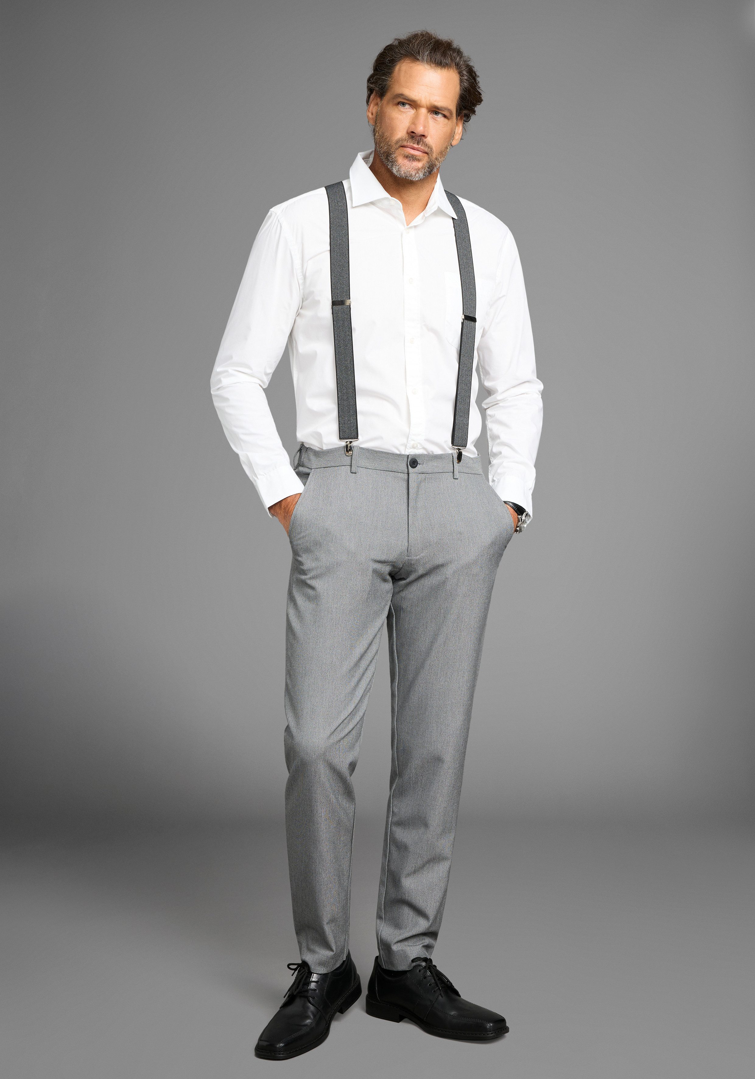 Man's World Langarmhemd mit Kentkragen, normale Passform, aus Baumwolle und Polyester – Bild 5 von 5