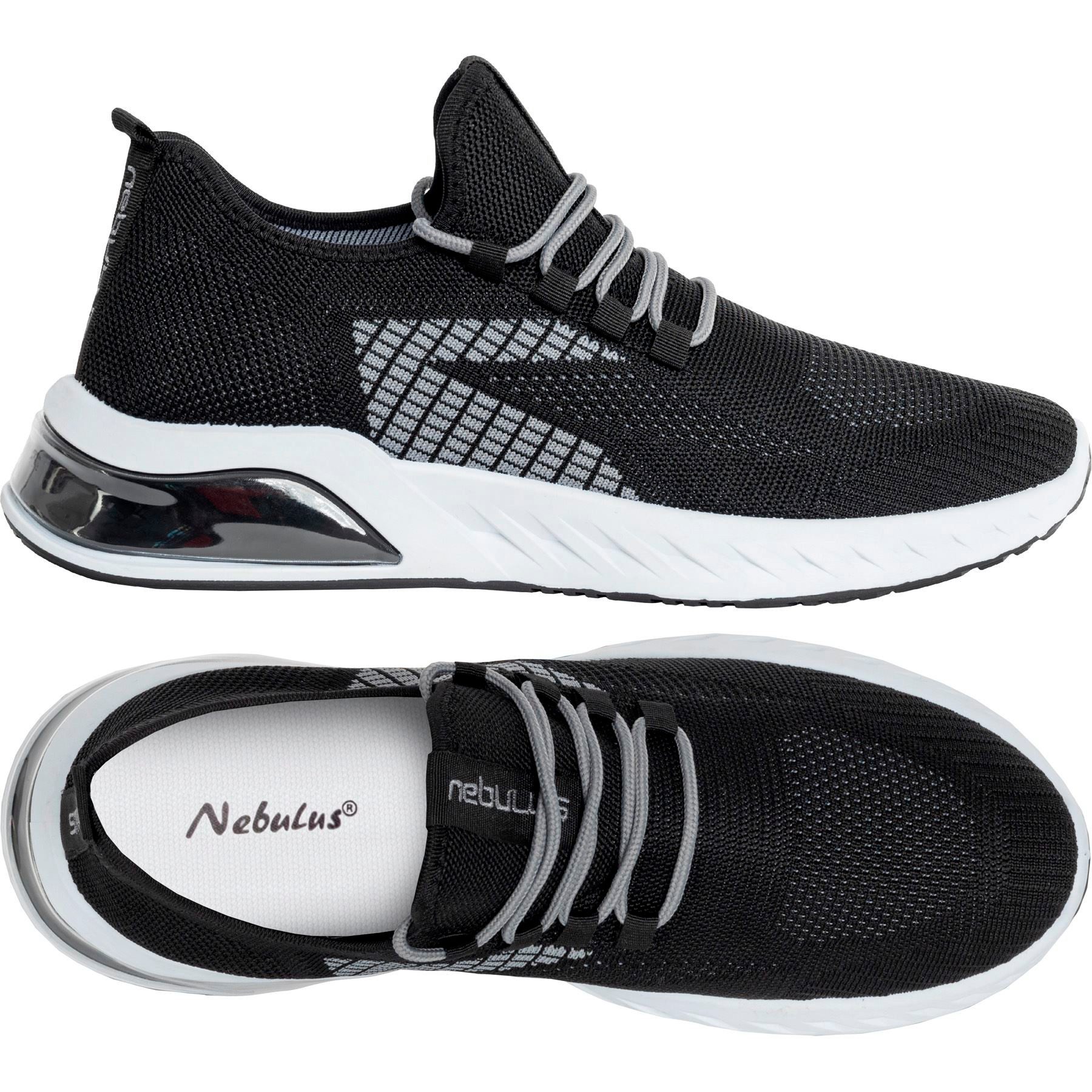 Nebulus ROYAL, P6048 - Herren, schwarz-grau, 41 Sneaker