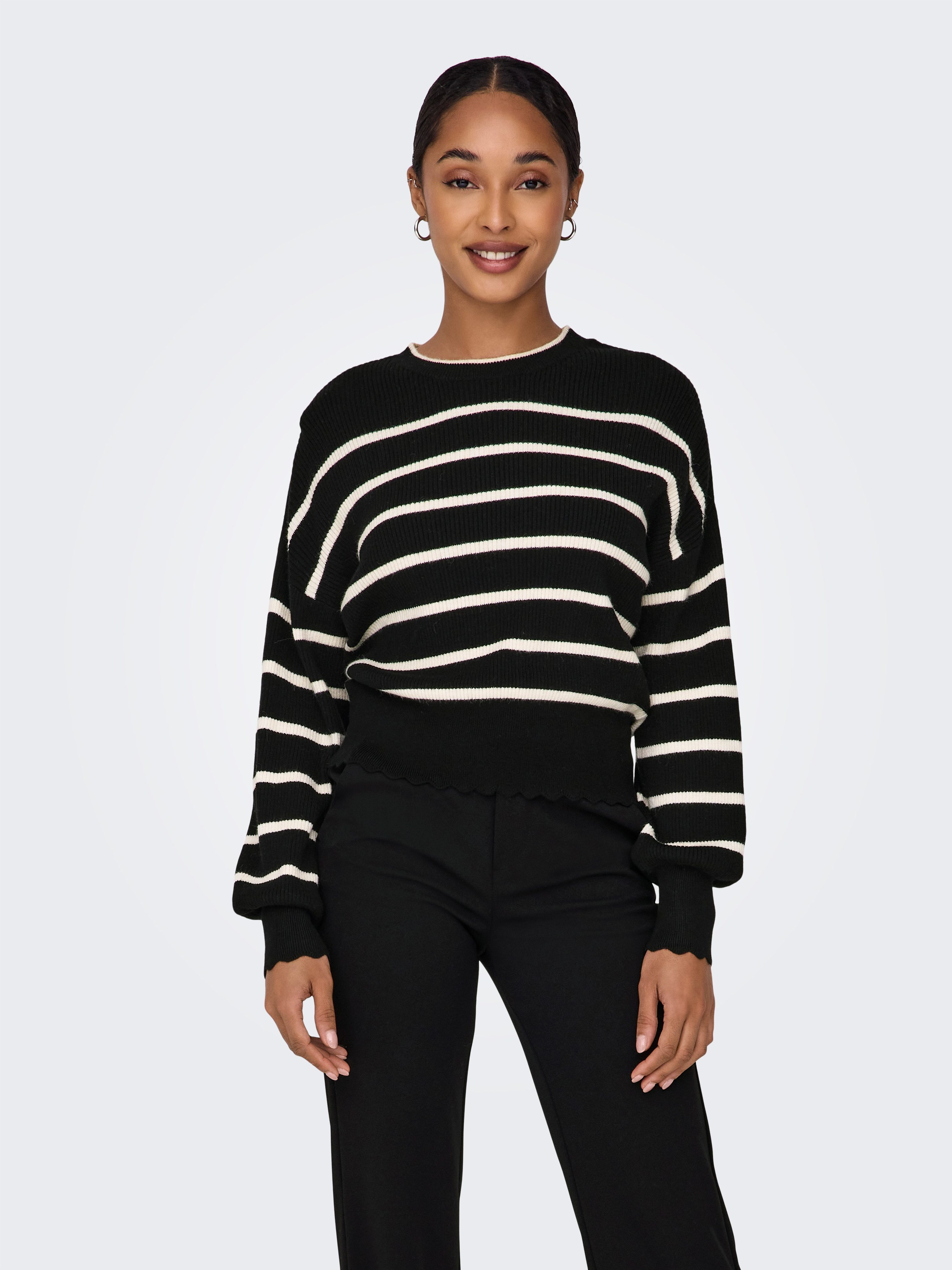 ONLY Rundhalspullover ONLIBI LS O-NECK NOOS günstig online kaufen