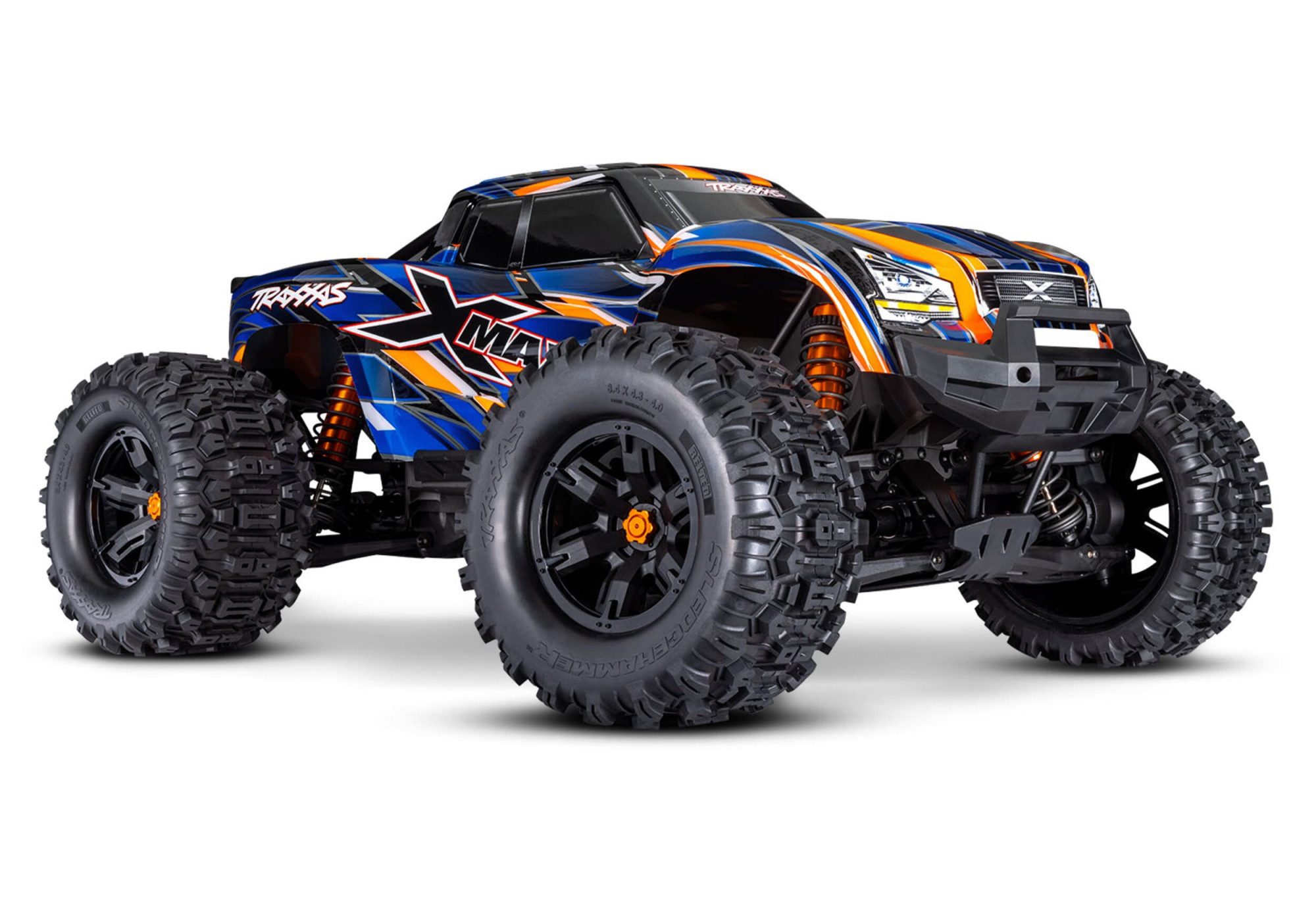 Traxxas RC-Buggy Traxxas RC X-Maxx 4x4 Monstertruck Belted 1/7 RTR Orange