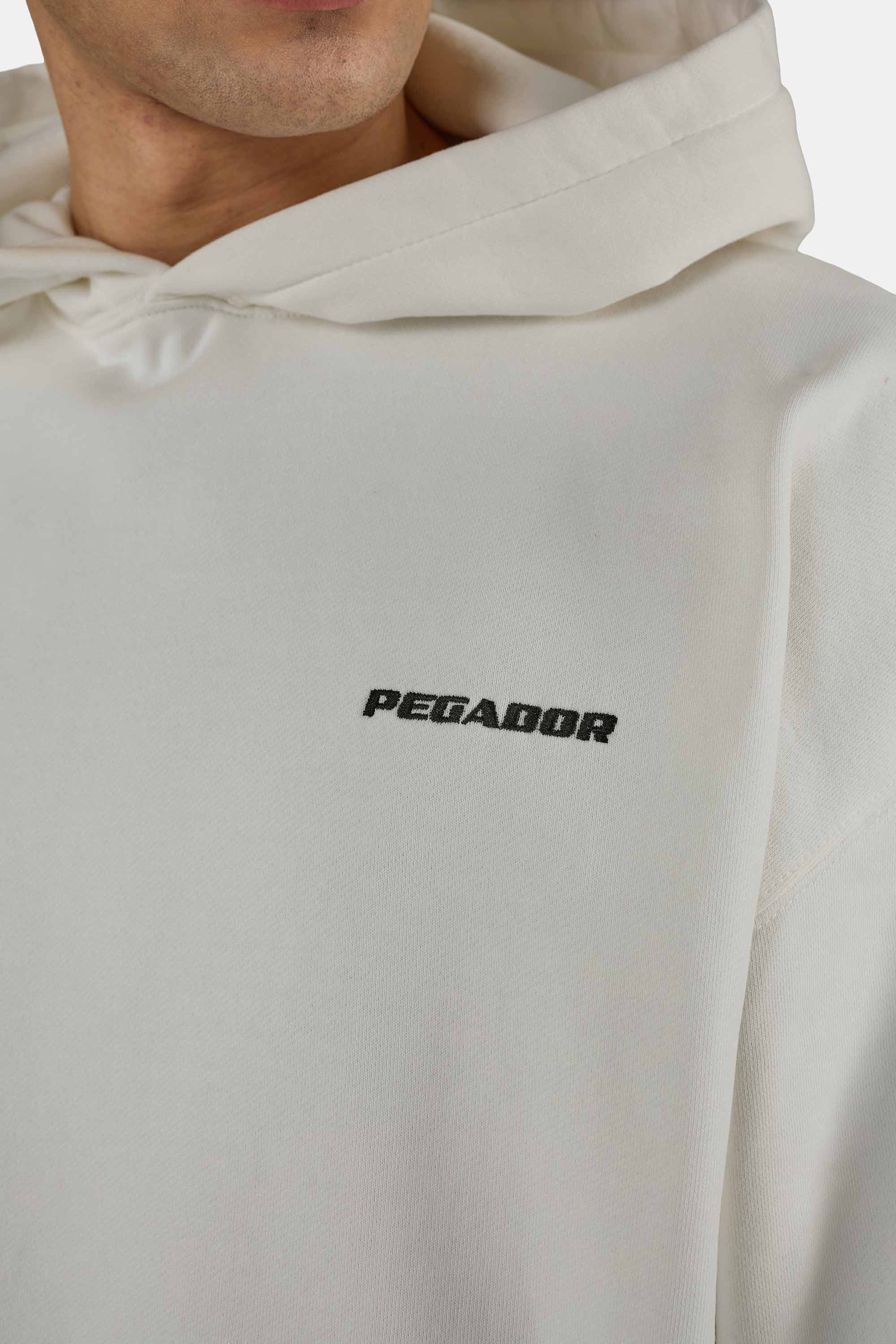 PEGADOR Kapuzensweatshirt Logo Oversized Hoodie Baumwollmischung, oversize