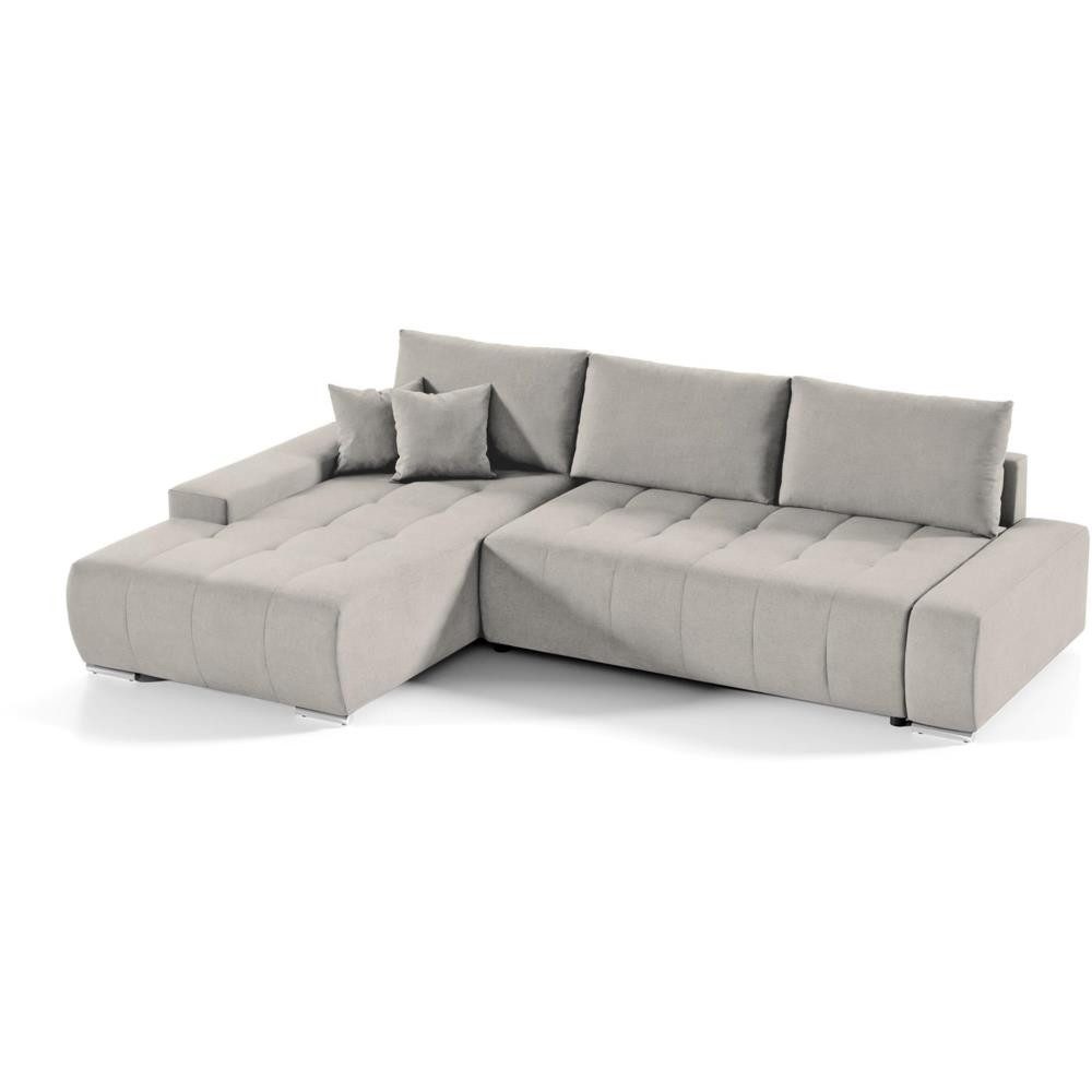Beautysofa Ecksofa Draco L mit Schlaffunktion, in pflegeleichten Stoffen, B günstig online kaufen