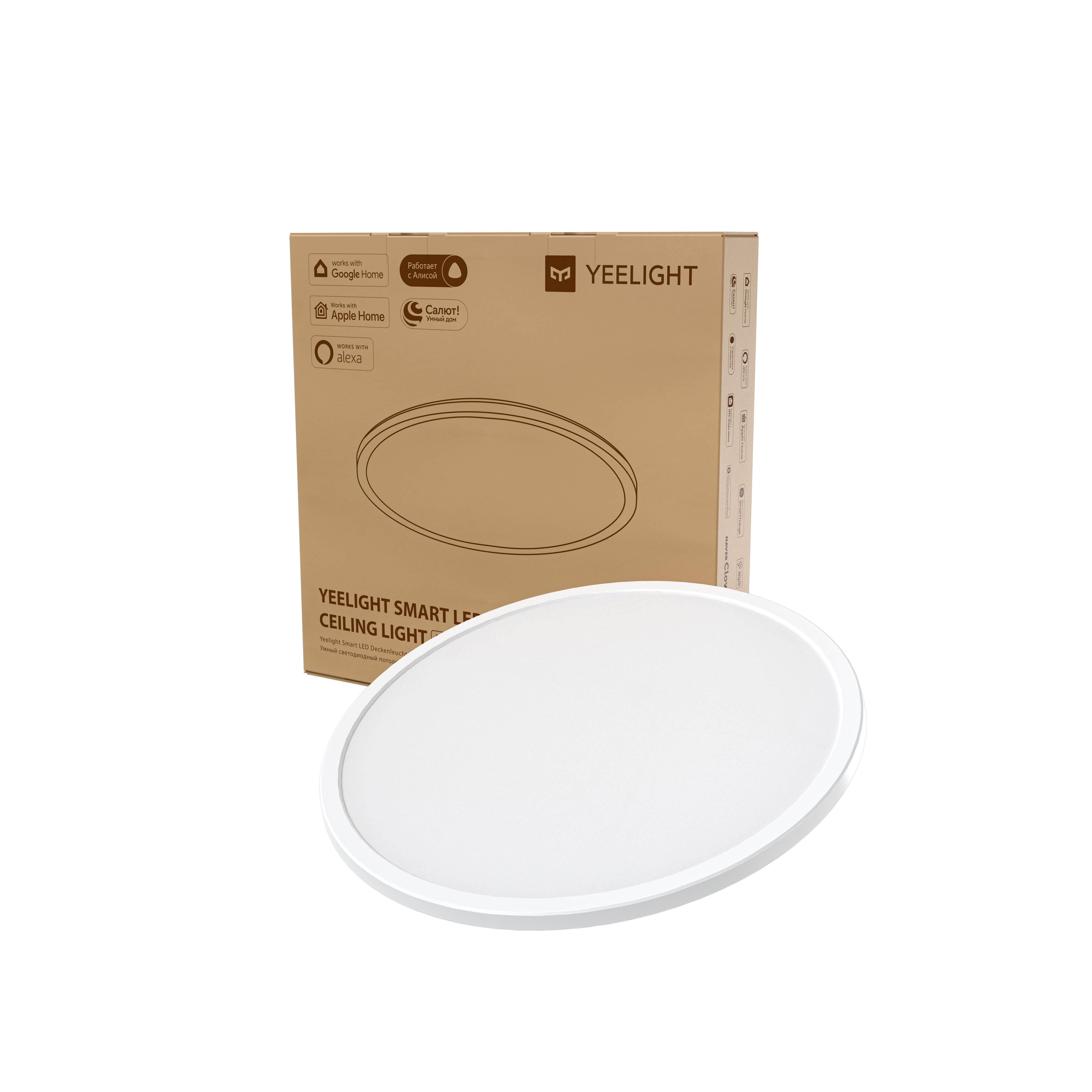 yeelight Deckenleuchte Comet-Ultra Slim Smart Ceiling Light D325, LED fest integriert, Neutralweiß, Kaltweiß, Multicolor, Warmweiß, RGB-Stimmungslicht, dimmbar, Smart-Steuerung, IP54, Mondlichtmodus