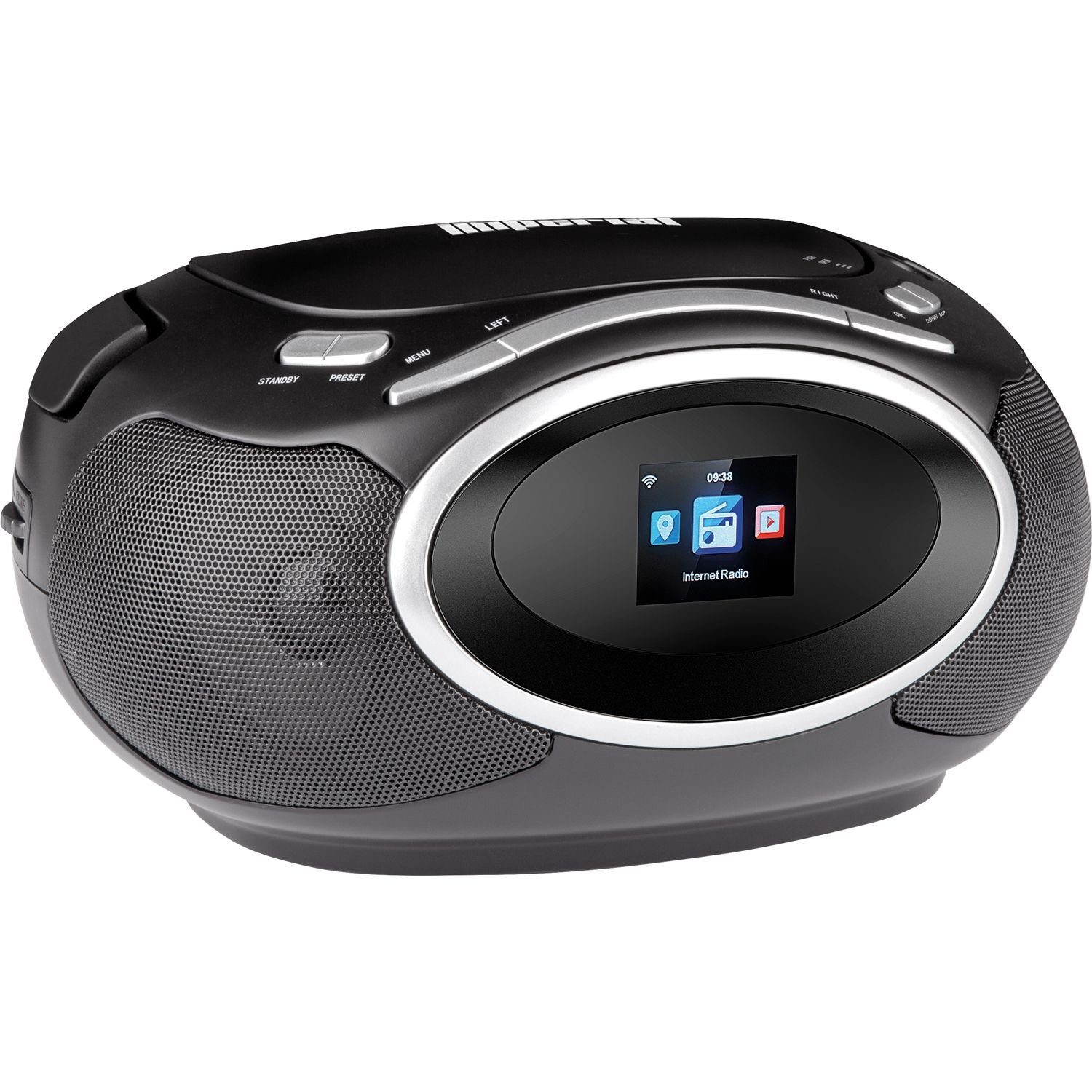 (DAB) 2 W, UKW/FM-Radio, Bluetooth, (Internet-, Boombox Bluetooth by CD-Player Digitalradio über TELESTAR inkl. 3 DAB+ Fernbedienung) PBB FM & DAB+ Musikwiedergabe tragbare IMPERIAL DABMAN