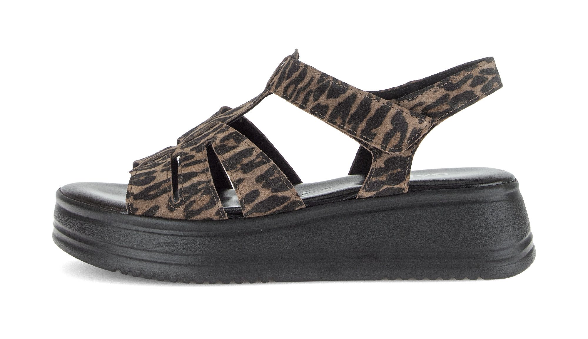 Gabor Rhodos Keilsandalette Riemchensandale, Sommerschuh mit modischen Riemchen, G-Weite