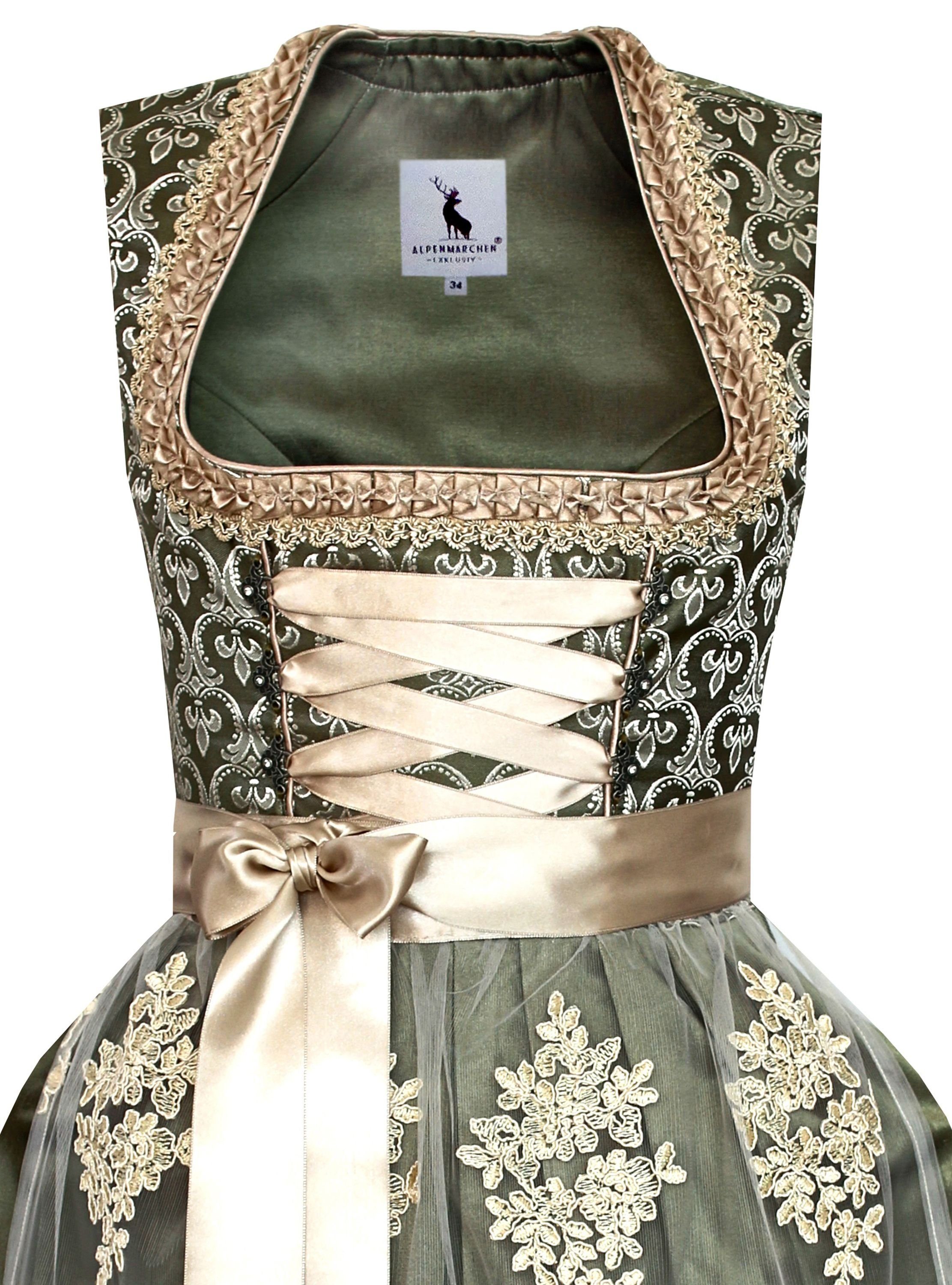 Alpenmärchen Dirndl Dirndl Johanna in grün günstig online kaufen