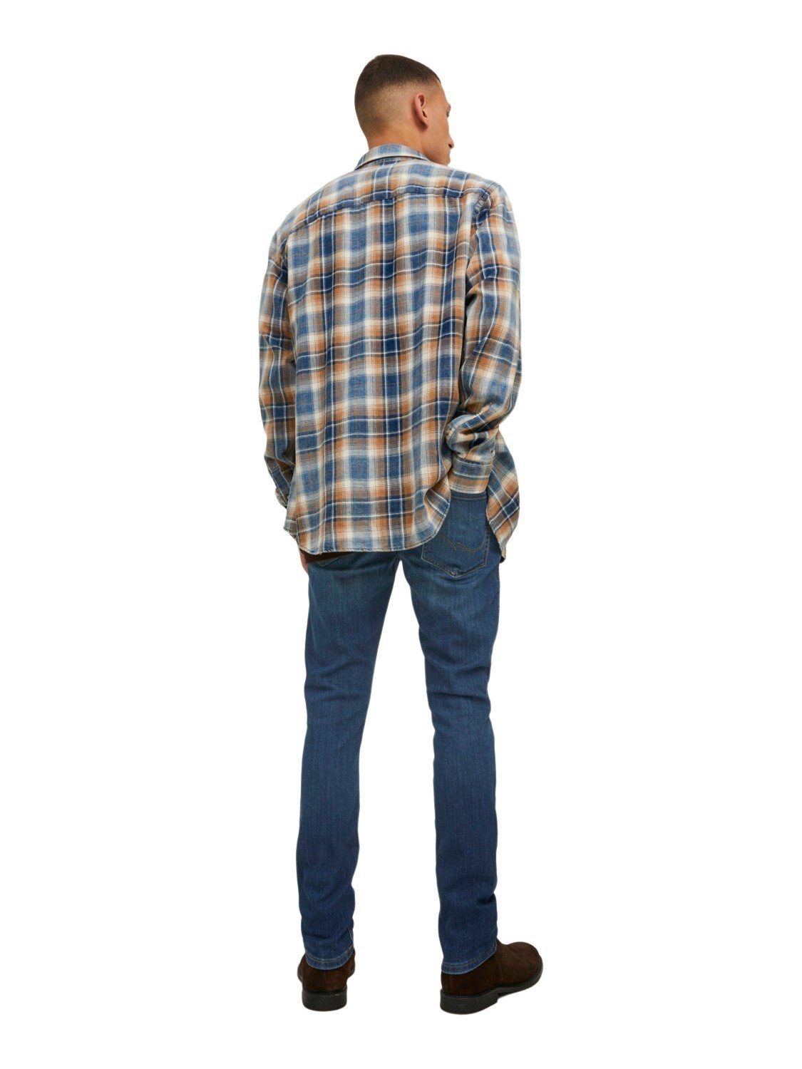 Jack & Jones JJORIGINAL mit 819 Slim-fit-Jeans JJIGLENN AM Stretch