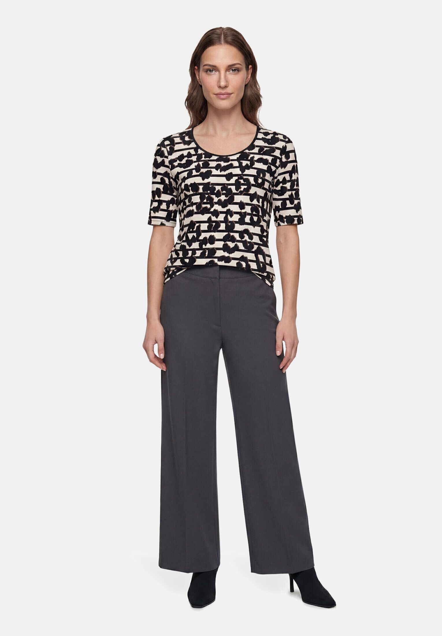 Betty Barclay Kurzarmshirt Damen mit Rundhalsausschnitt (1-tlg)