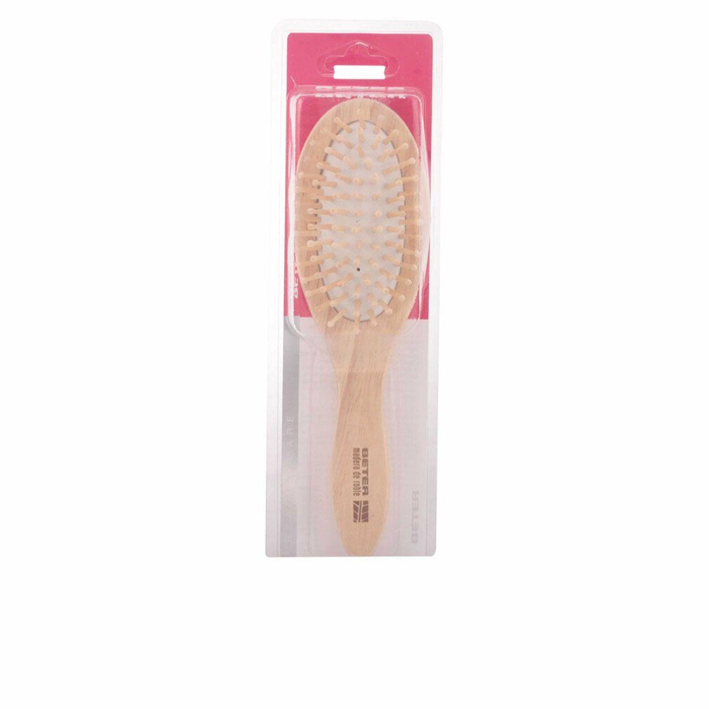 Beter Haarbürste Cushion Brush Wooden Round-Tip Bristles