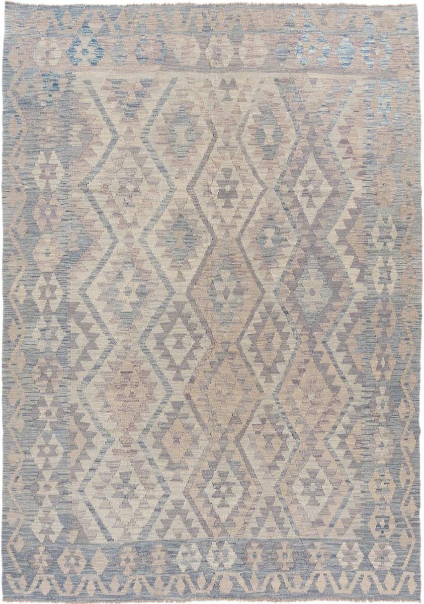 Orientteppich Kelim Afghan Nain 214x300 Orientteppich, Trading, mm Handgewebter 3 Höhe: rechteckig
