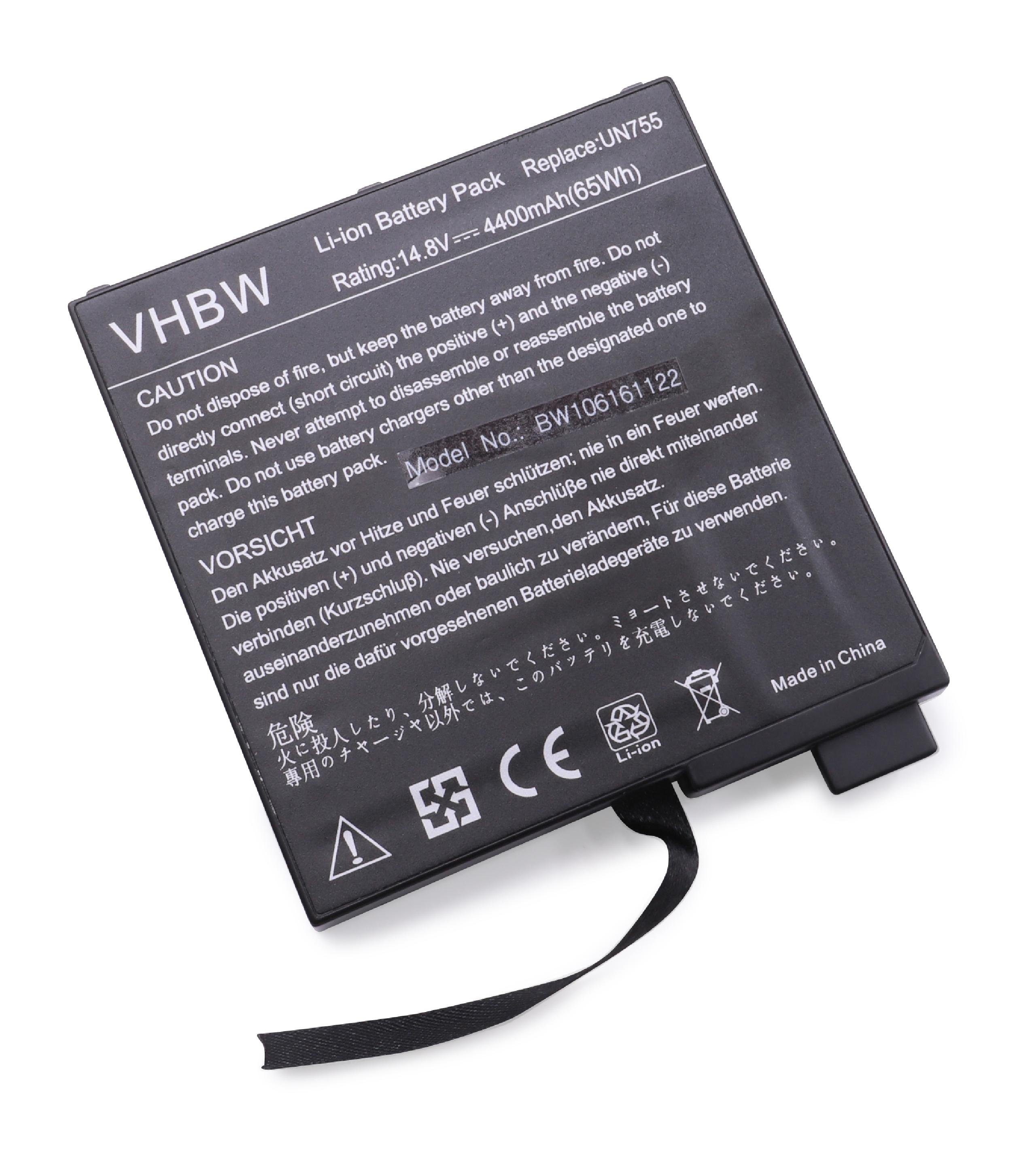 Netbook 4400 mAh 14,8V, 3200X, 755, / Li-Ion) Eco Notebook passend Laptop-Akku vhbw Maxdata 3140 3150X, (4400mAh, für