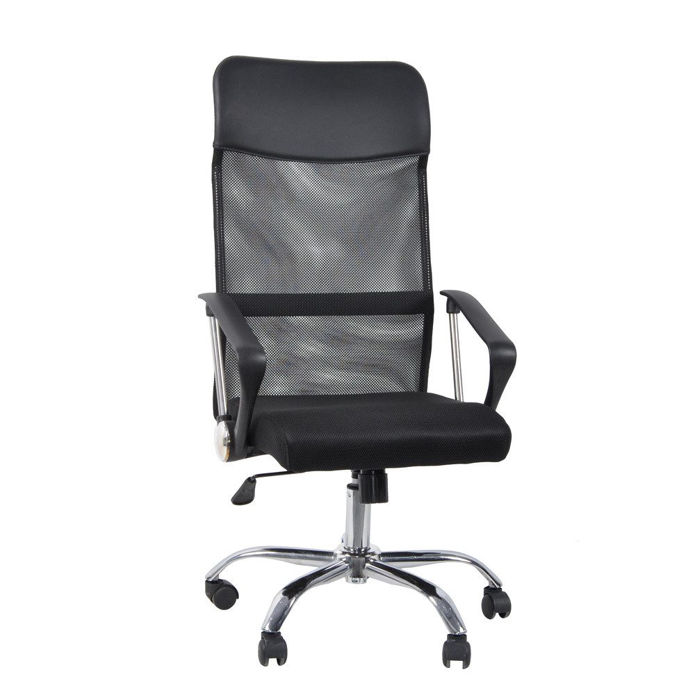 hjh OFFICE Chefsessel Home Office Chefsessel Stryka Net Netzstoff, Drehstuhl Bürostuhl ergonomisch