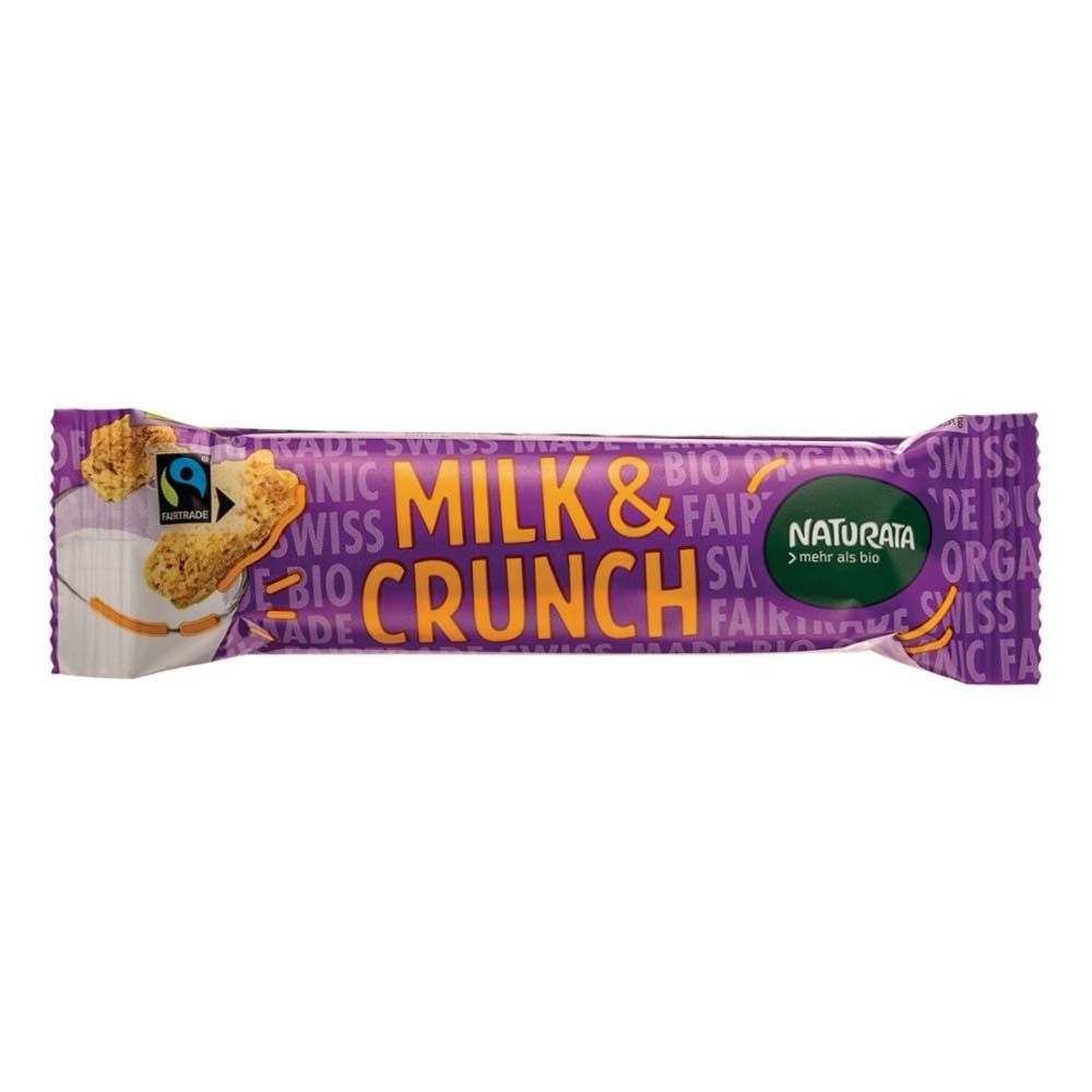Naturata Süßigkeit Schokoriegel - Milk & Crunch 33g