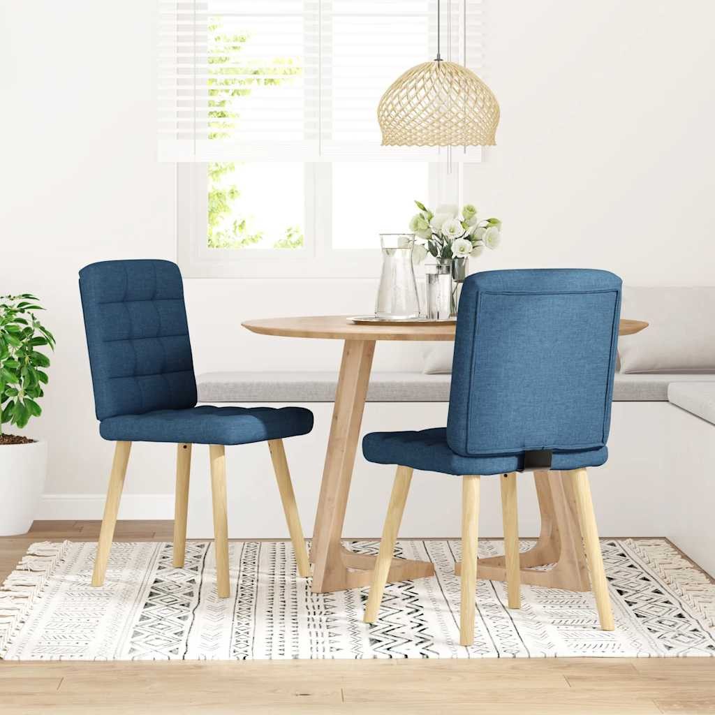 vidaXL Esszimmerstuhl Esszimmerstühle 2 Stk. Blau günstig online kaufen