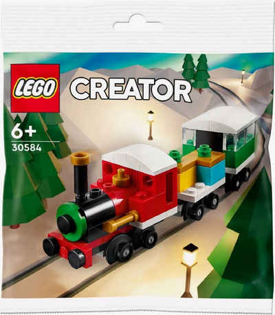LEGO® Konstruktionsspielsteine LEGO® 30584 Winterlicher Weihnachtszug, (73 St)