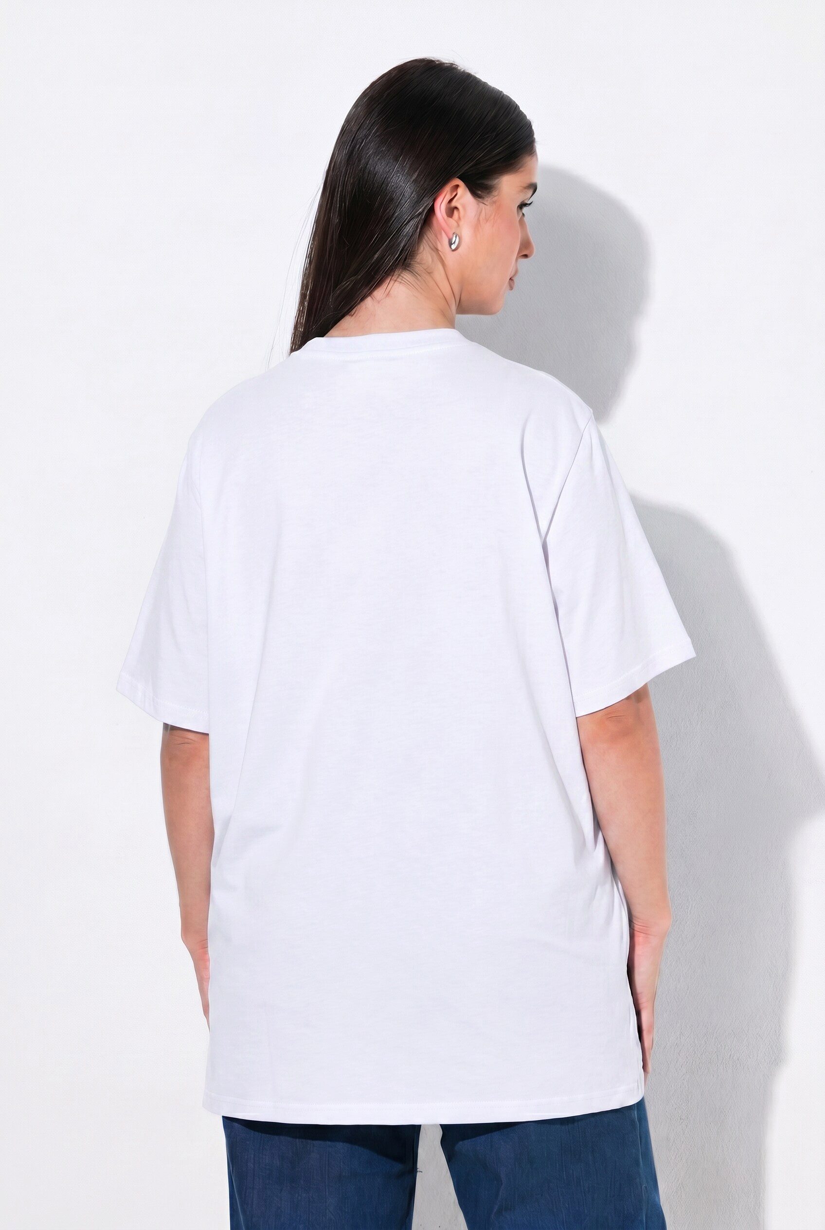 Ulla Popken T-Shirt T-Shirt Stehkragen Halbarm – Bild 3 von 4