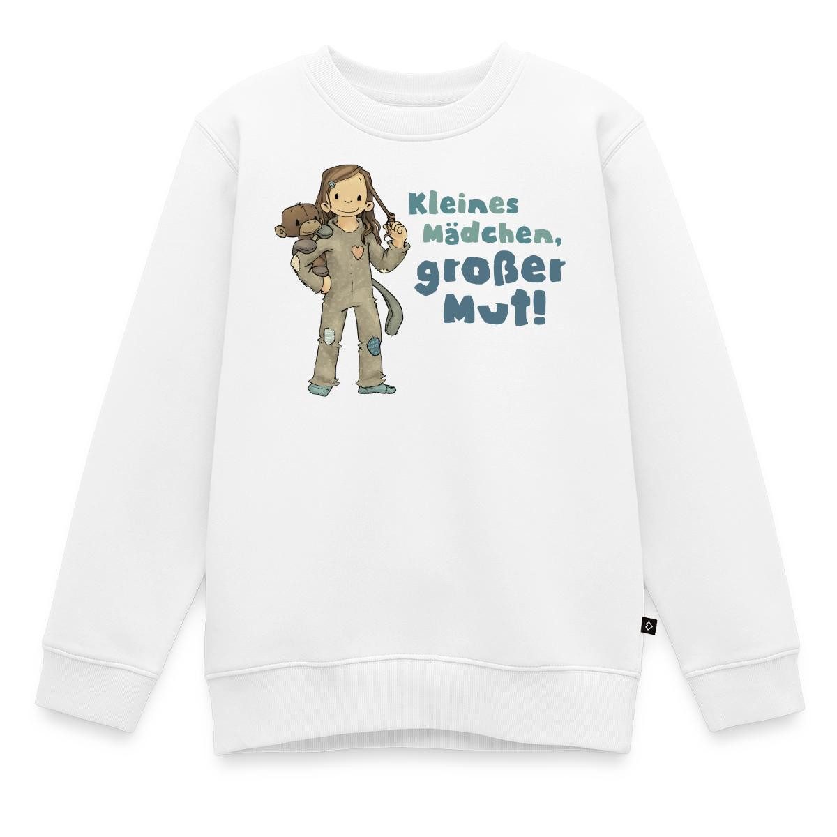 Spreadshirt Sweatshirt Anouk & Affi Kleines Mädchen, Großer Mut Kinder Premium Pullover (1-tlg)