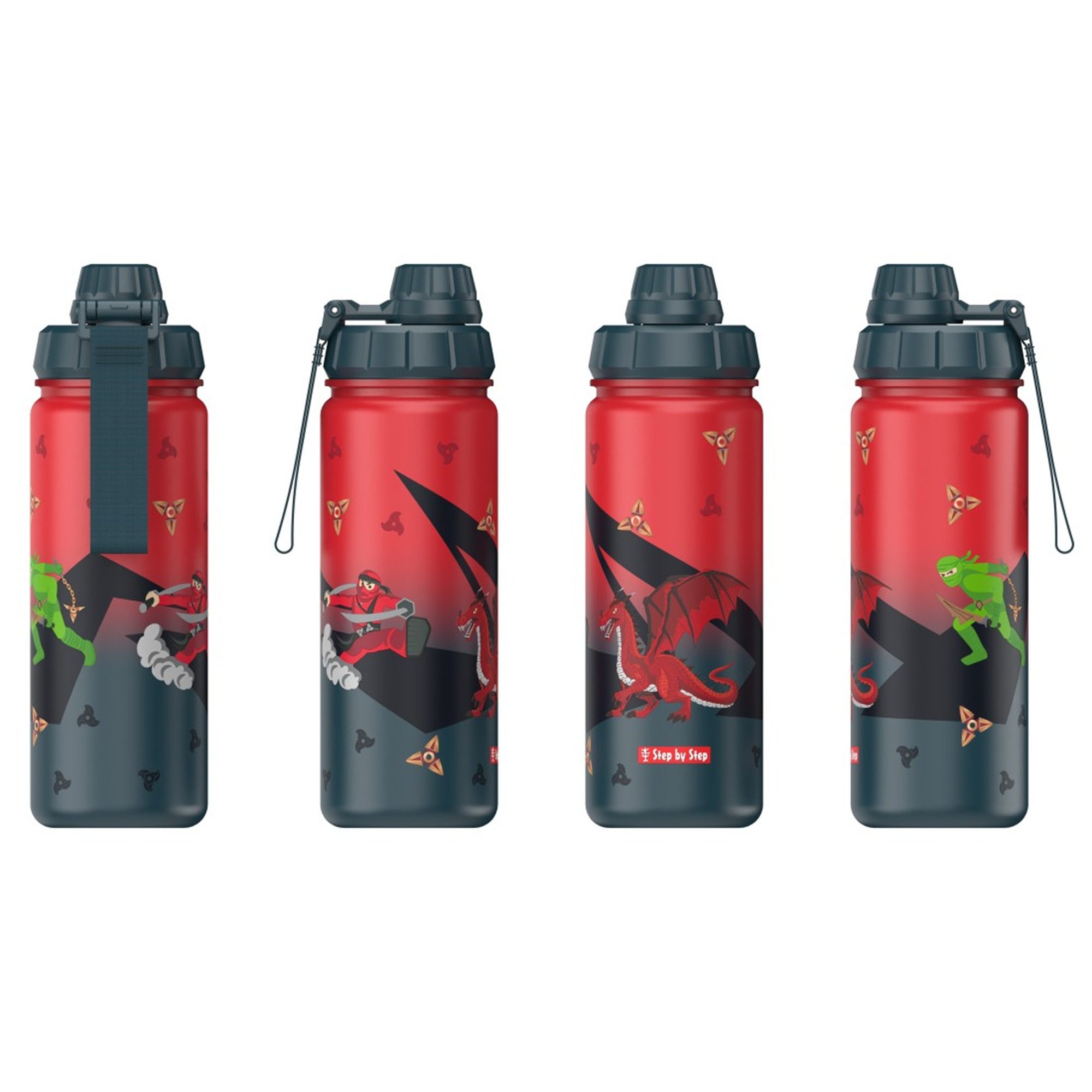 Step by Step Trinkflasche Isolierte Edelstahl-Trinkflasche