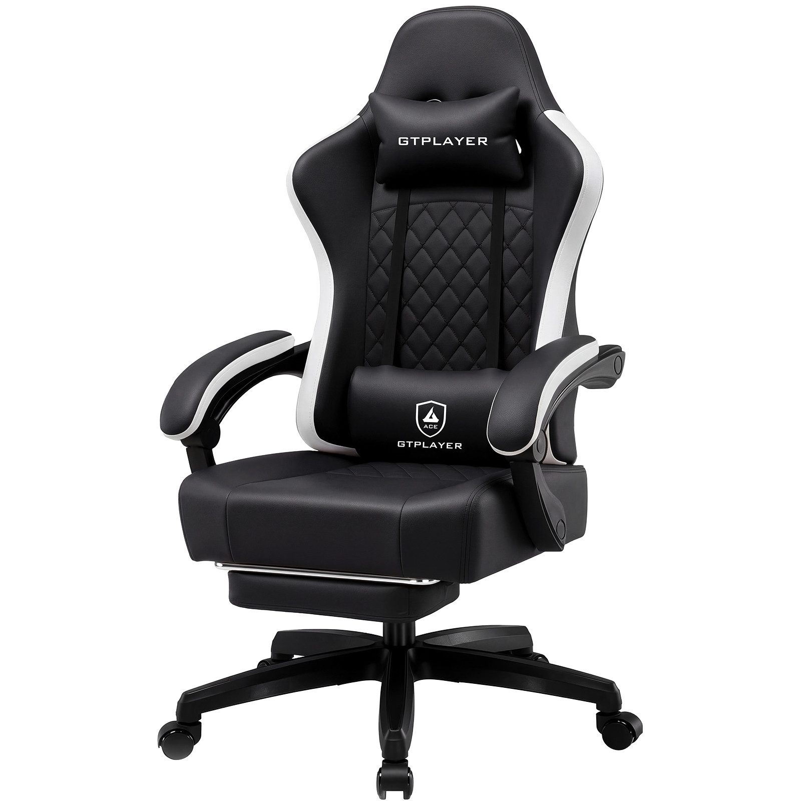 Gaming-Stuhl Ergonomischer Gaming Sessel Schreibtischstuhl aus Stoff/Kunstleder