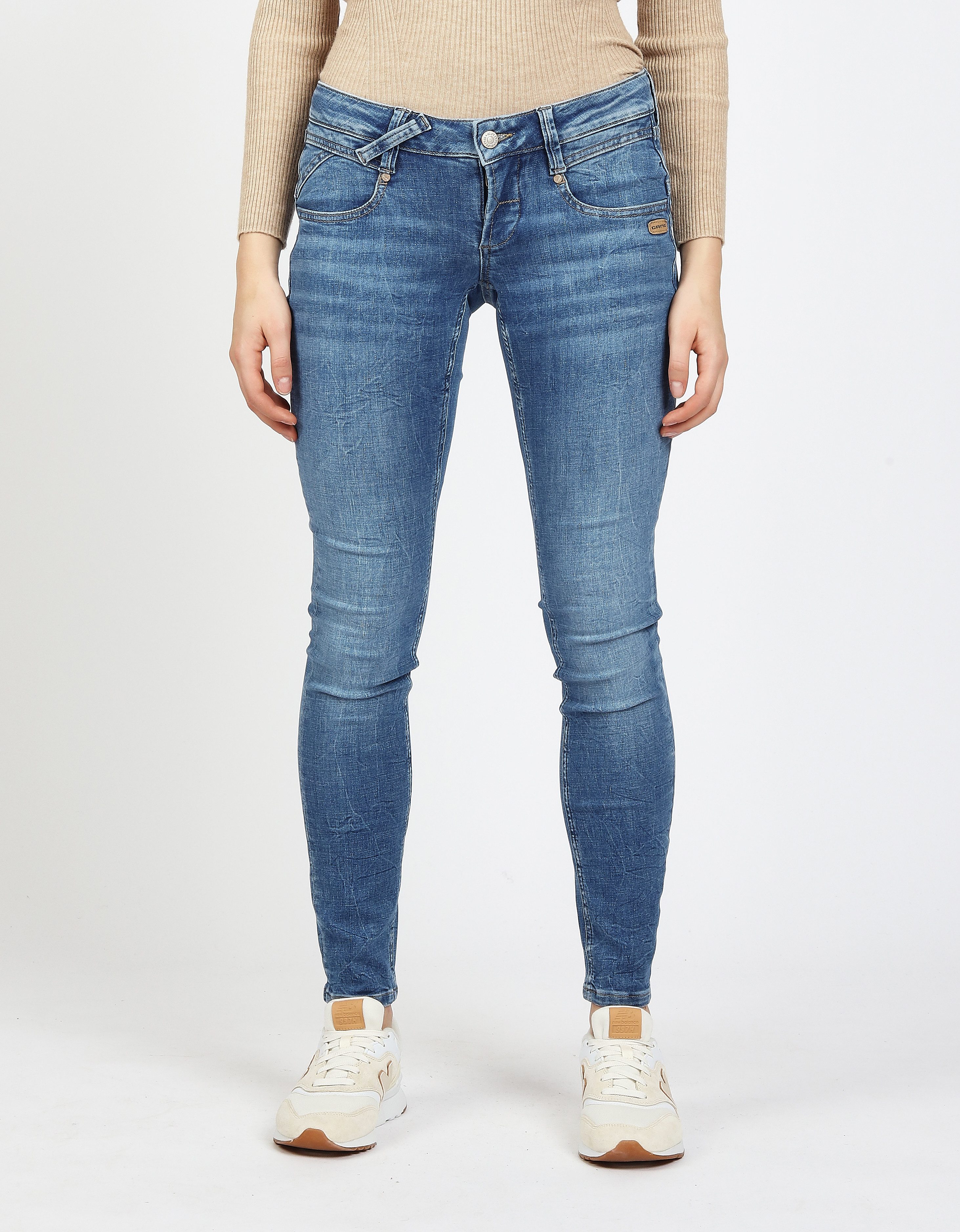 GANG Skinny-fit-Jeans 94NENA mit modischer Waschung günstig online kaufen