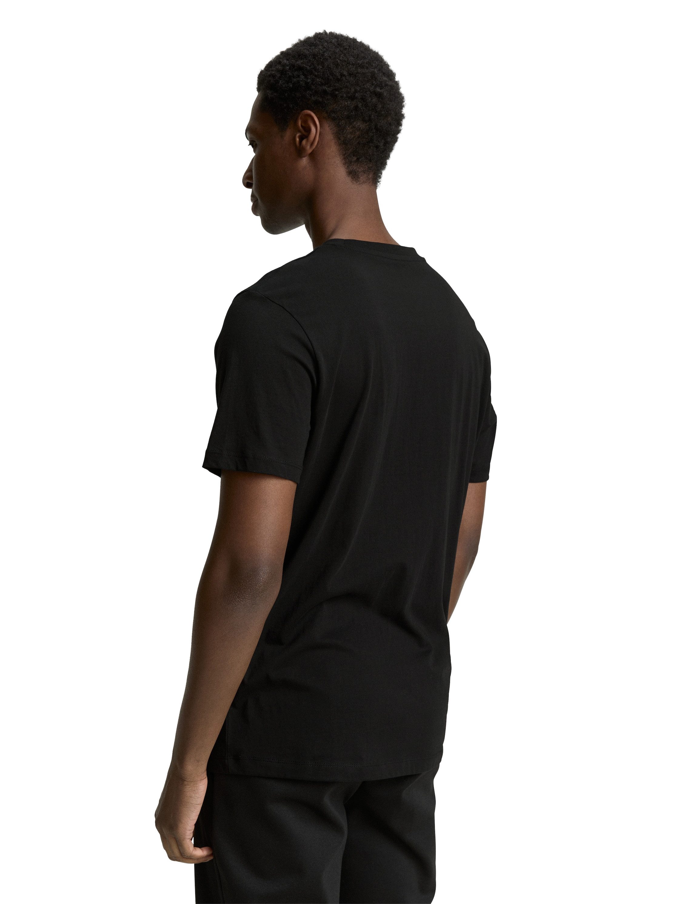 TOM TAILOR Denim T-Shirt (Packung, 3-tlg) mit Print