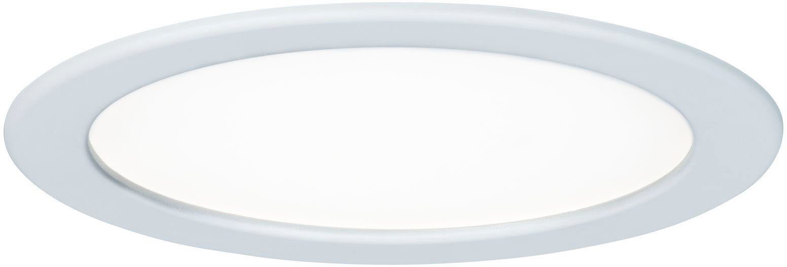 Paulmann LED Panel LED Einbaupanel rund 220mm 16,5W 4.000K Weiß, LED fest  integriert, Neutralweiß, LED Einbaupanel rund 220mm 16,5W 4.000K Weiß