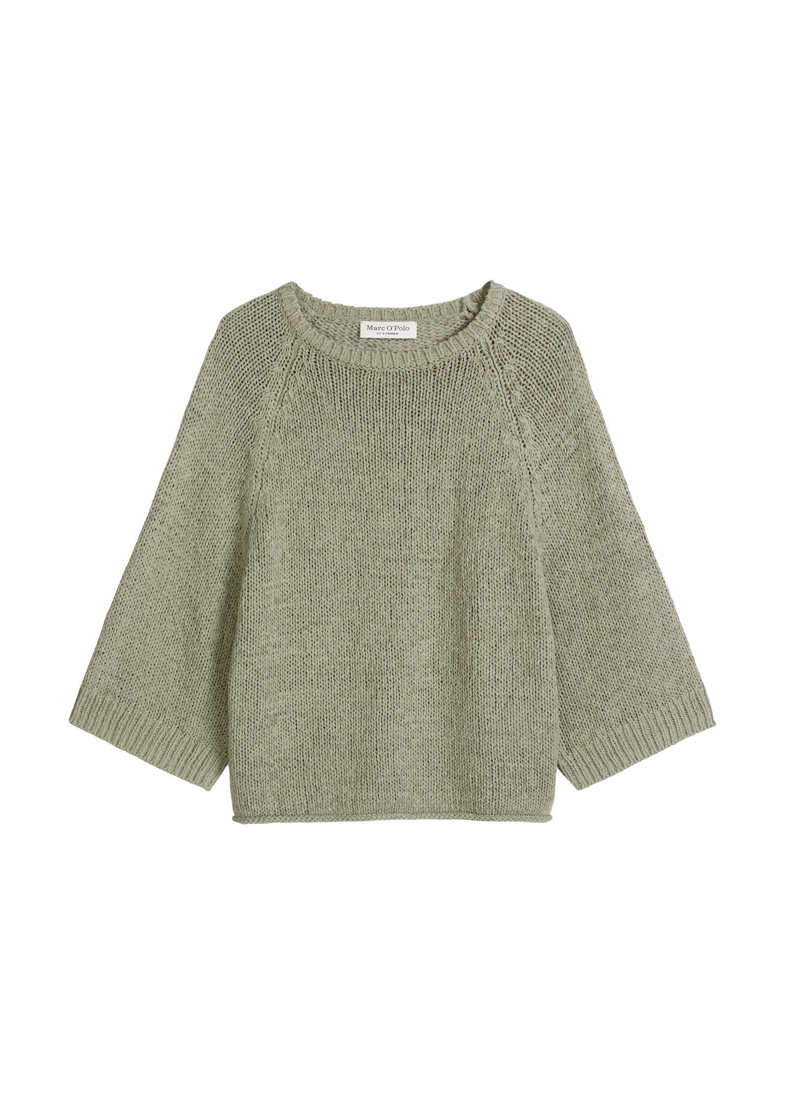 Strickpullover aus Bändchengarn