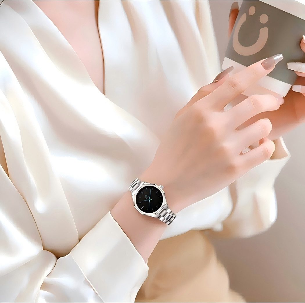 Forrlite Quarzuhr Quarzuhr, Armbanduhr Edelstahl Damen Uhr, Multifunktionsu günstig online kaufen