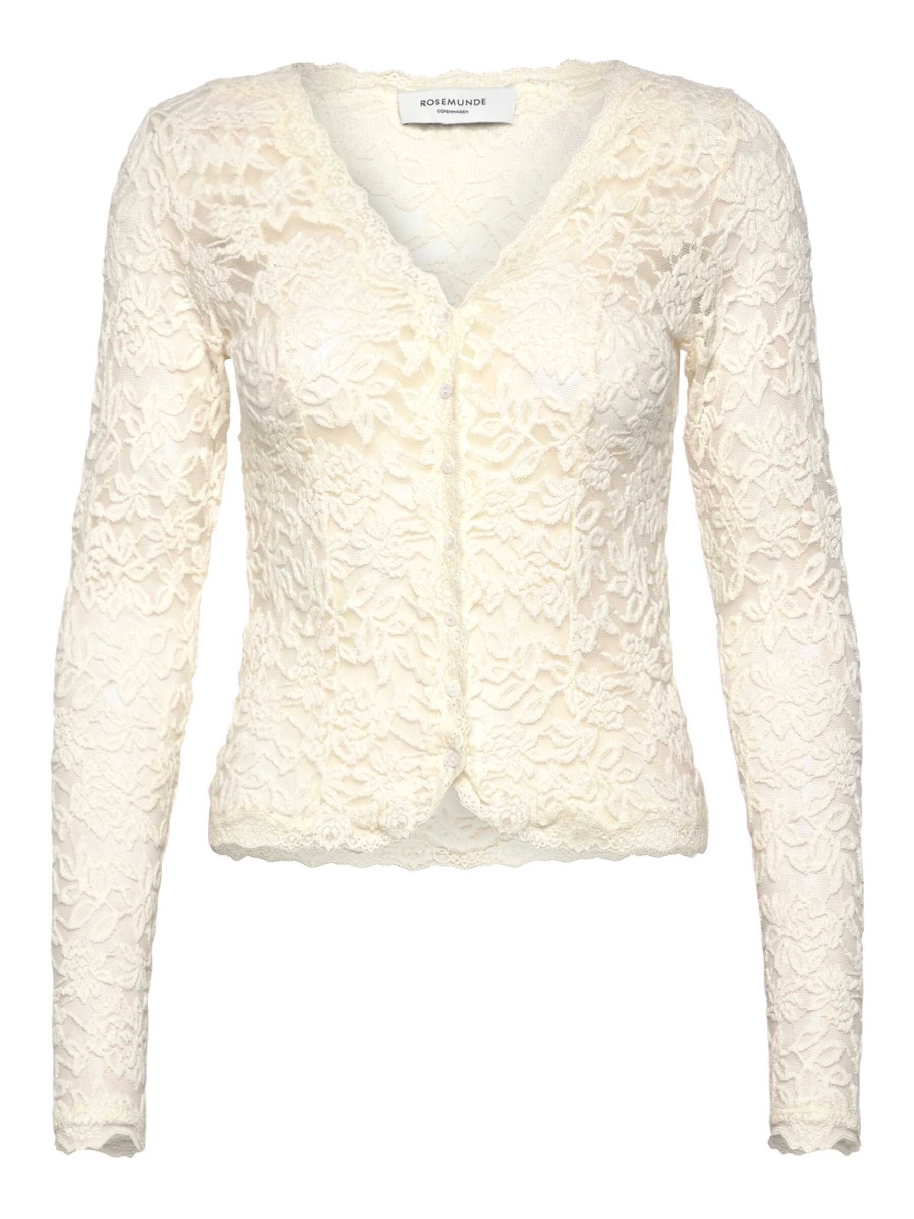 rosemunde Strickjacke Delicia lace cardigan traumhafte Jacke aus elastischer Baumwollspitze mit V-Ausschnitt