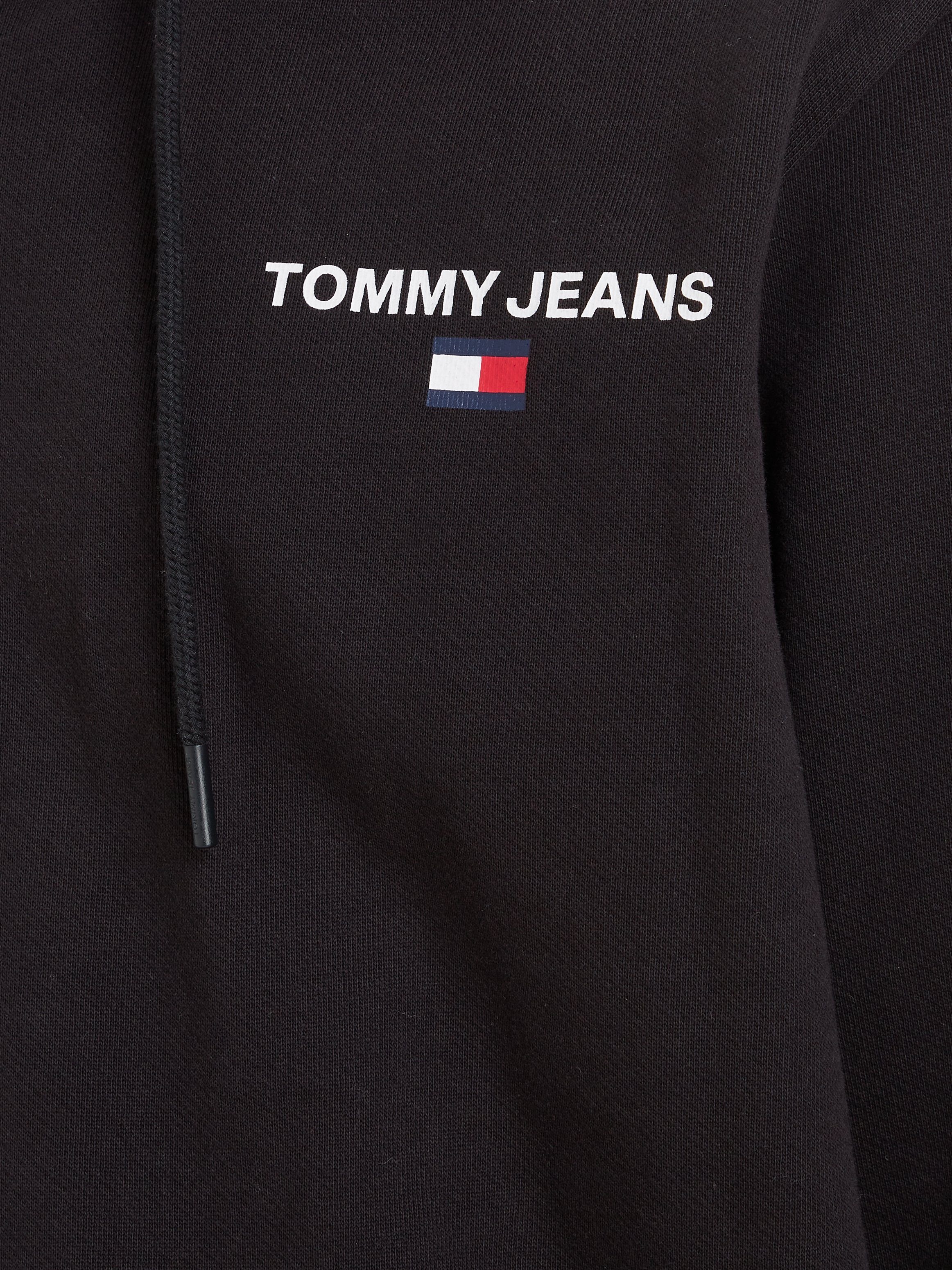 ZIP-THRU TJM Jeans ENTRY Black REG Tommy Sweatjacke HOODIE