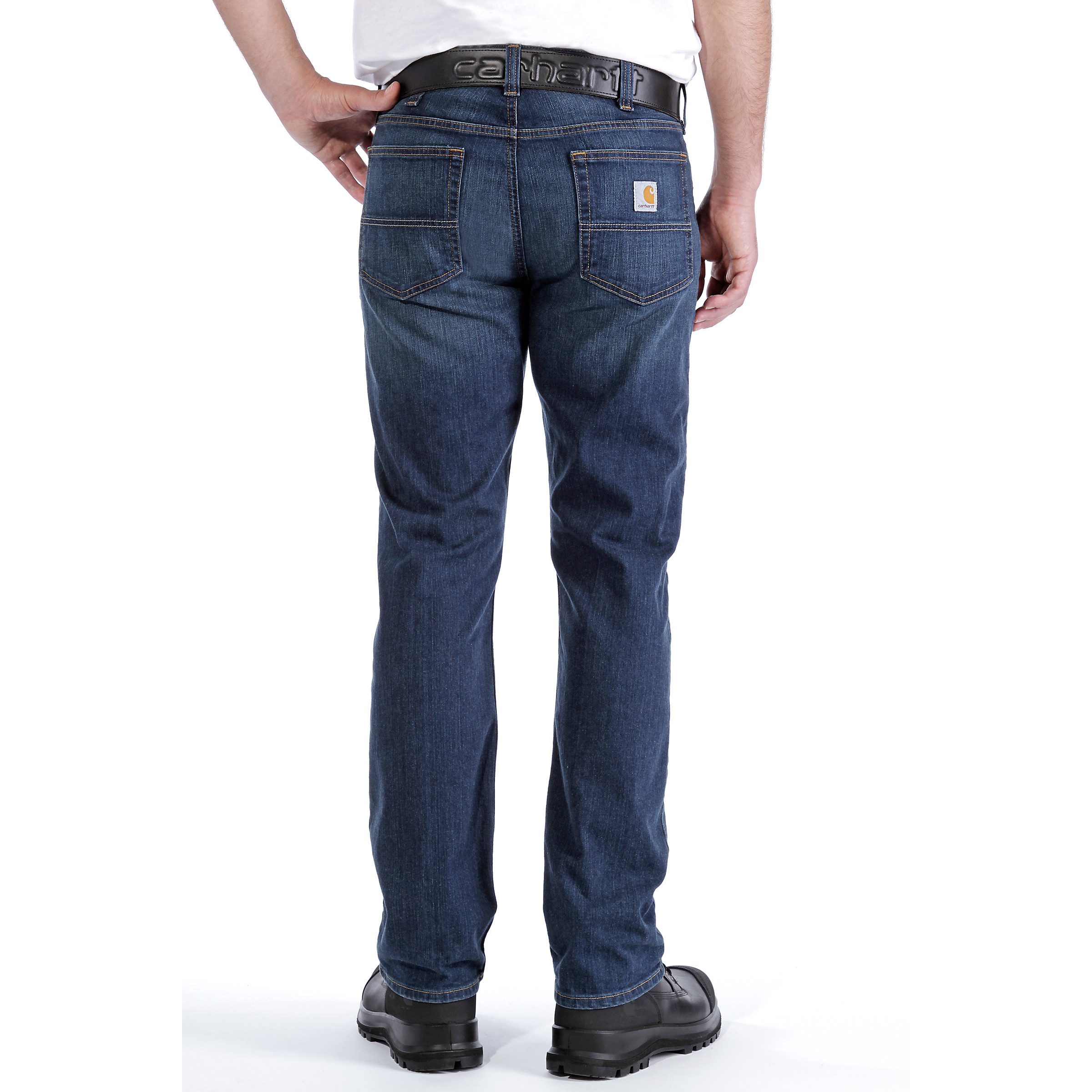 Carhartt Arbeitshose Flex Relaxed Straight jeans Sitzt etwas unterhalb der Taille
