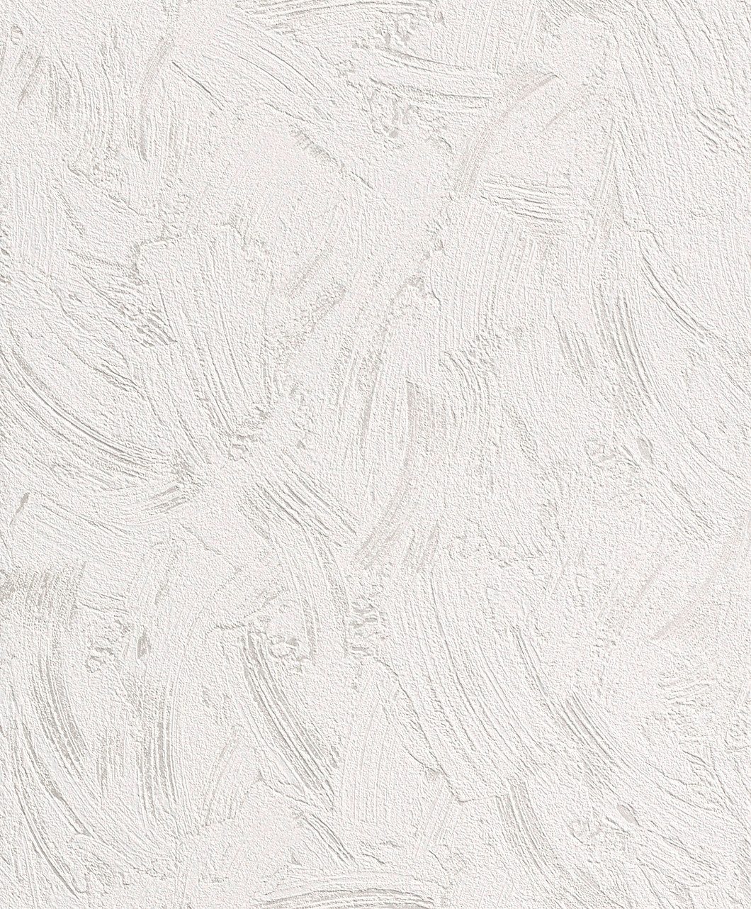 Rasch Vliestapete mit gespachtelter Optik in Creme-Weiß, strukturiert, einfarbig, uni, Strukturmuster, (1 Rolle, 1 St), Strukturtapete