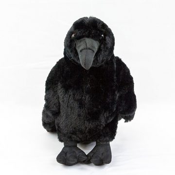 Uni-Toys Kuscheltier Uni-Toys Vogel Rabe 33 cm schwarz