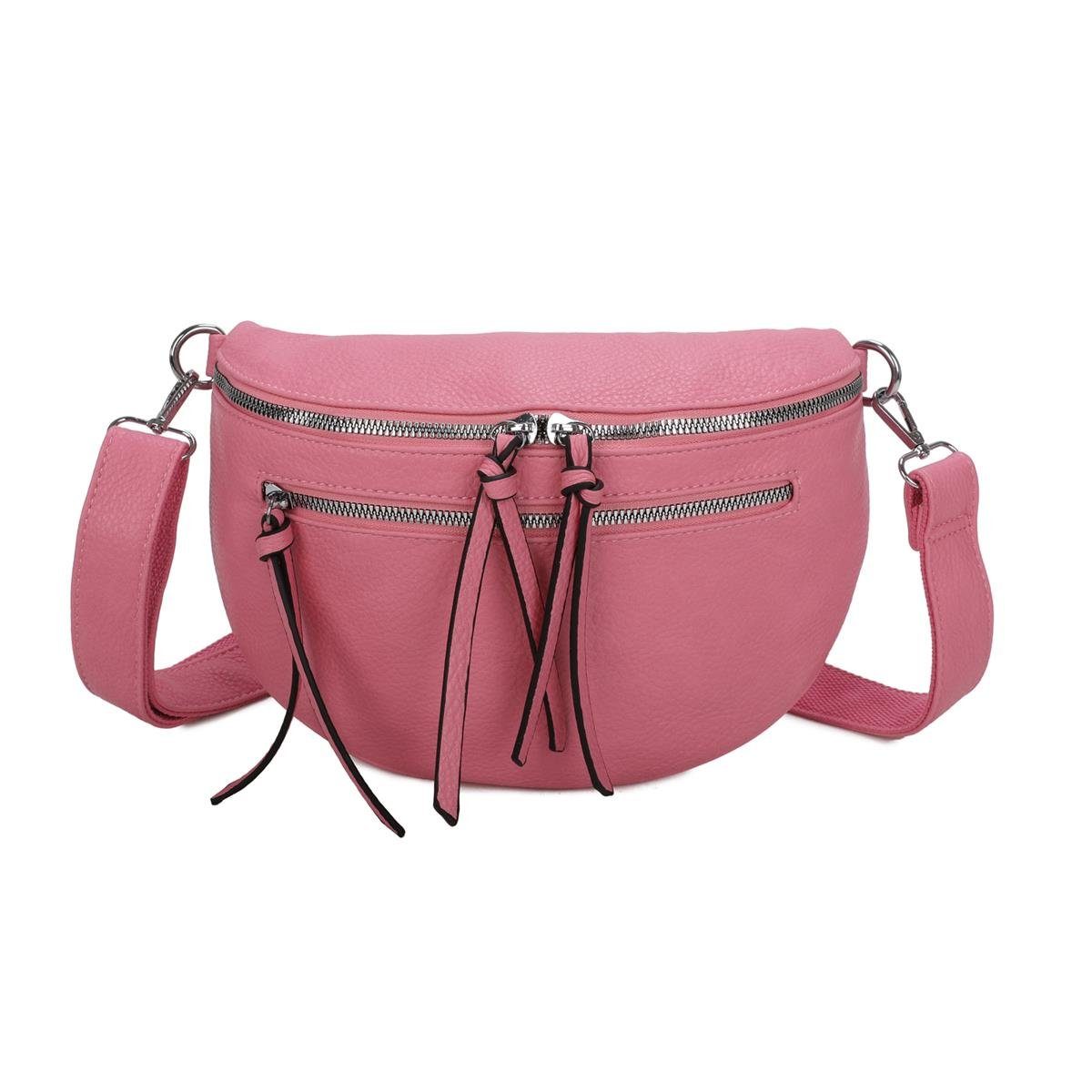 ITALYSHOP24 Bauchtasche Damen Gürteltasche Hüfttasche Bodybag günstig online kaufen