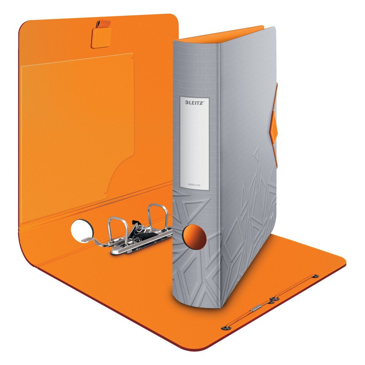 LEITZ Aktenordner Ordner Active Urban Chic PP A4 65mm dunkelgrau