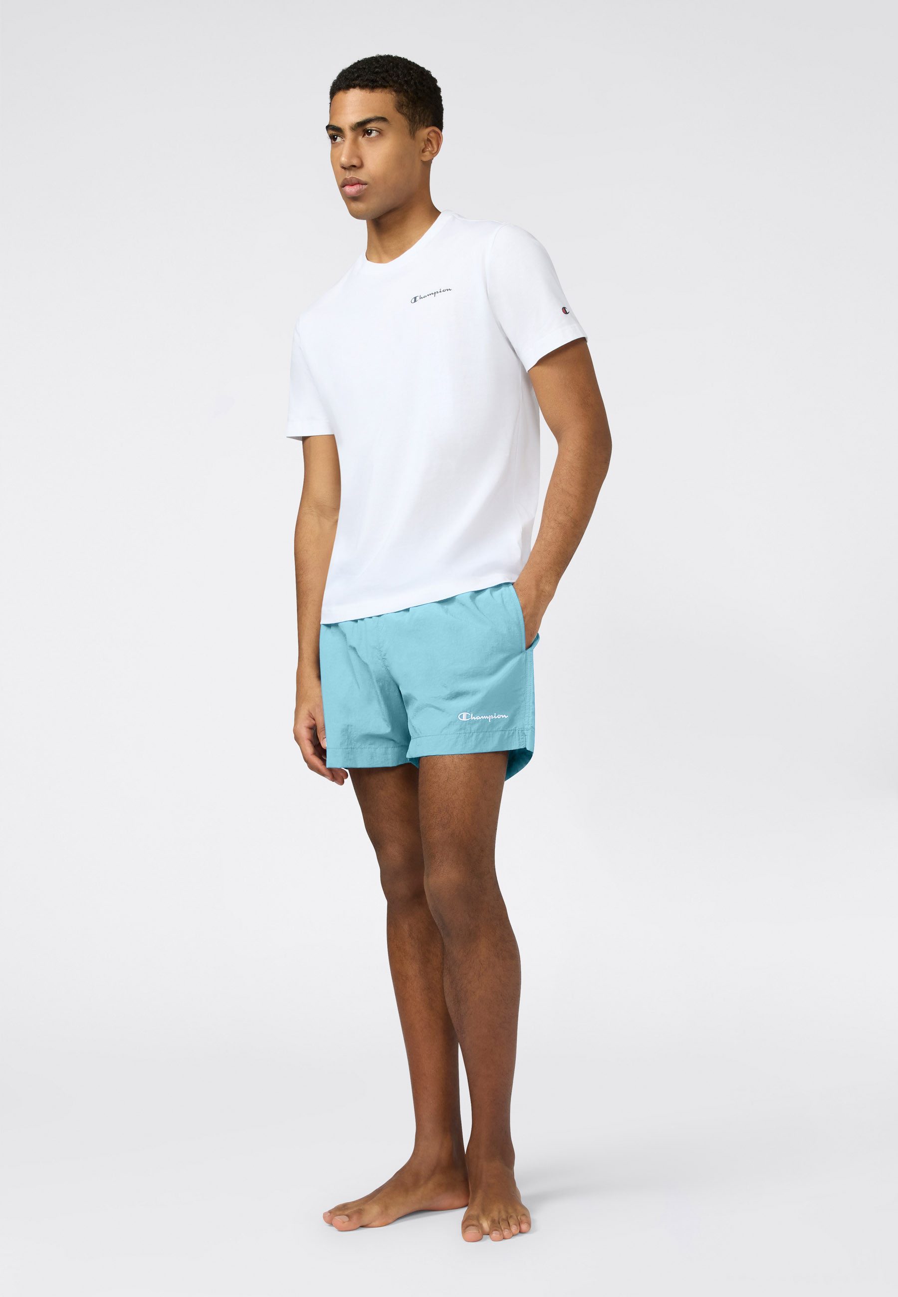 Champion Badeshorts Beachshort Standard Fit schnelltrocknendes Material, aus Polyamid, bequeme Passform – Bild 4 von 5